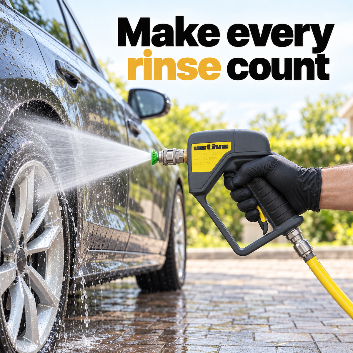 Active Premium Swivel Pressure Washer Gun — Can I picture using it?