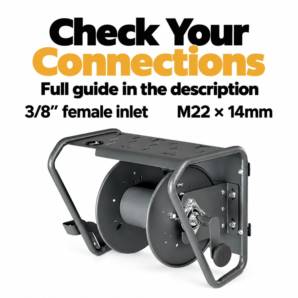 Active Pressure Washer Wall Mount Kit — Which connections do I need?