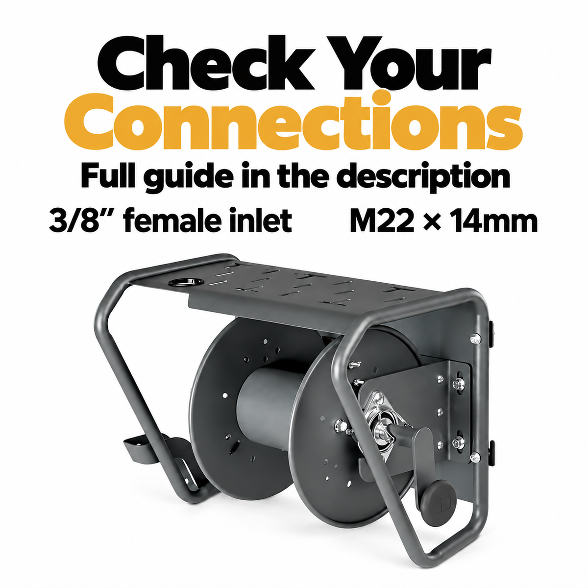 Active Pressure Washer Wall Mount Kit — Which connections do I need?