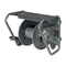 Active pressure washer wall mount kit hose reel, angled front view