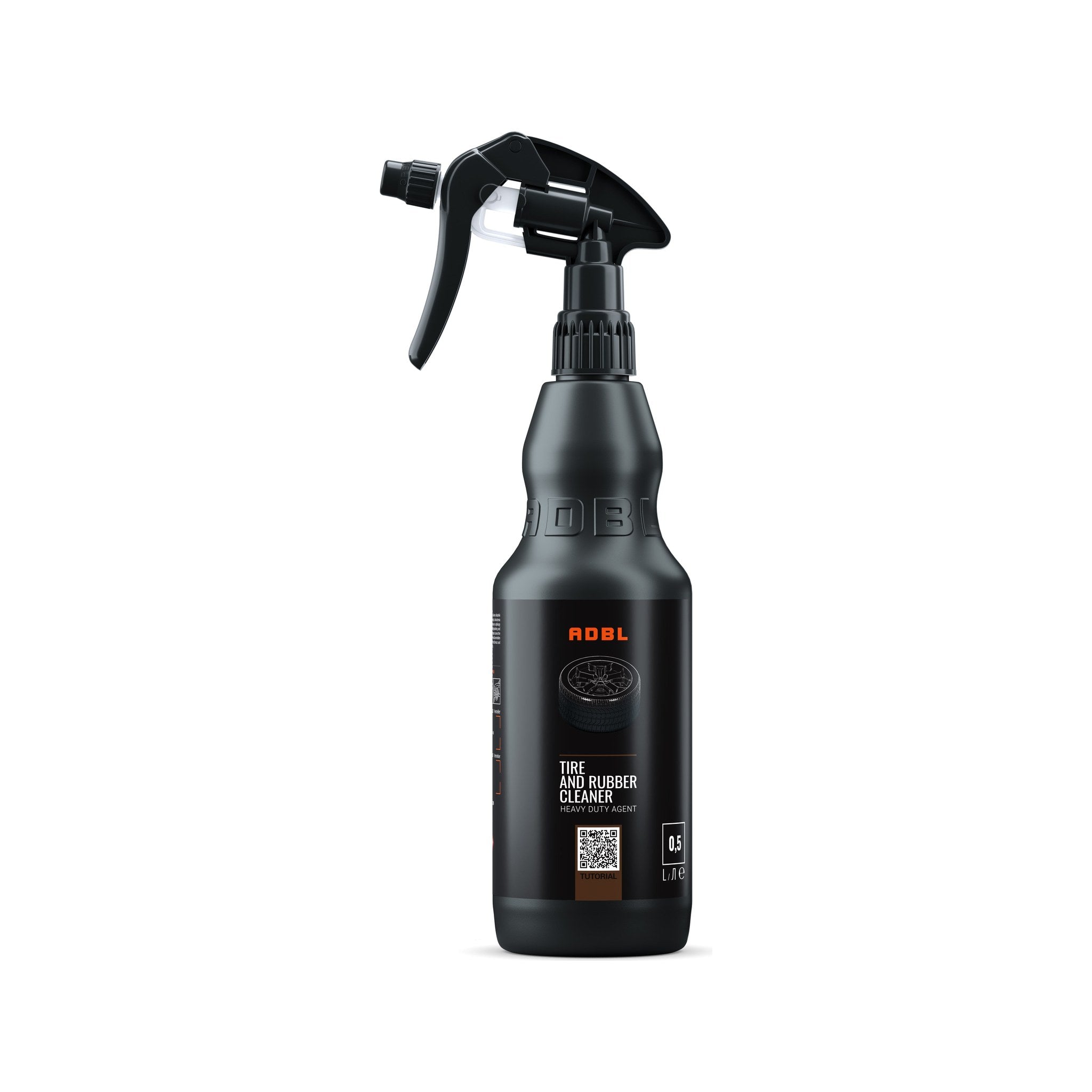ADBL Tyre & Rubber Cleaner 500ml bottle - front view
