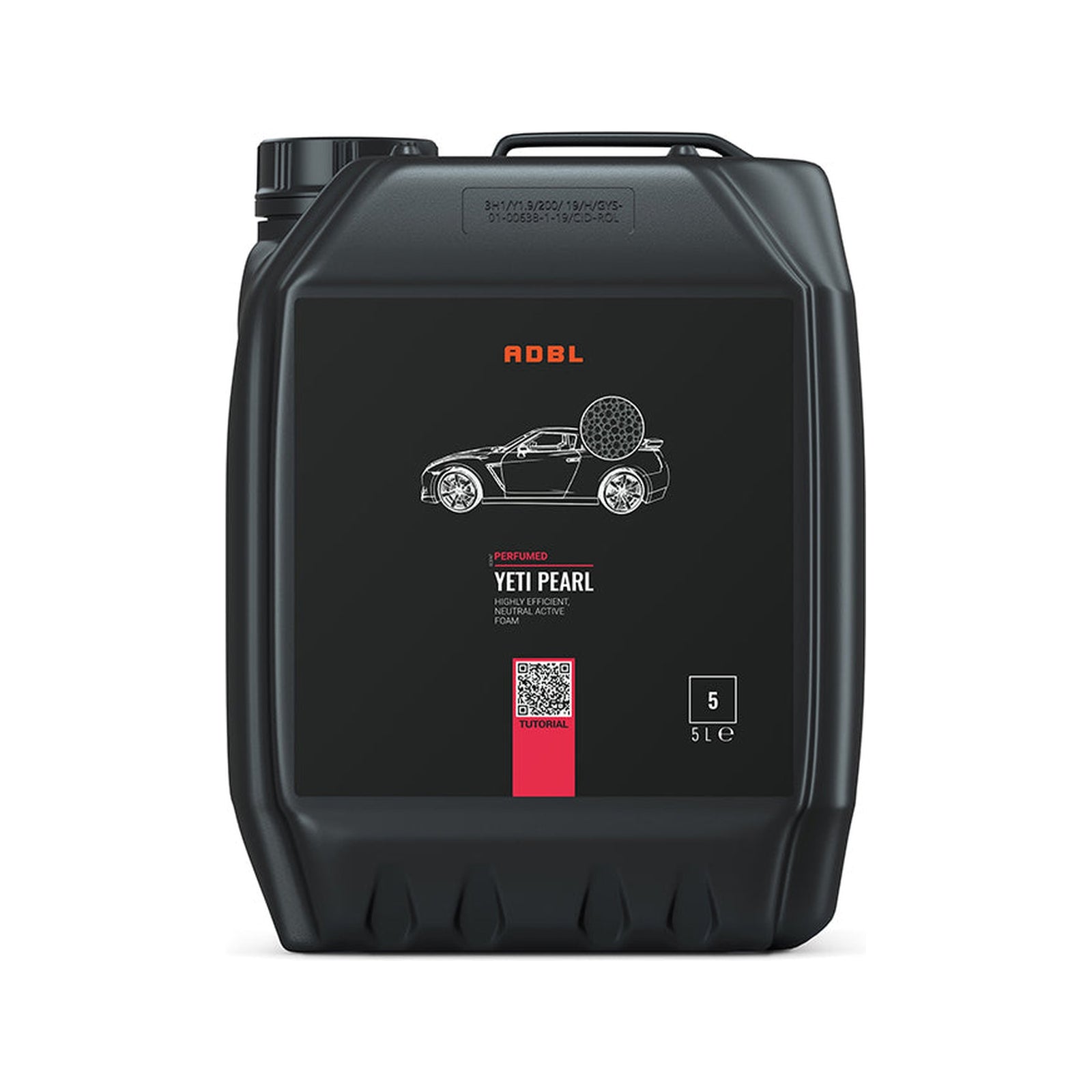 ADBL Yeti Pearl 5 Litres pH neutral snow foam - front view
