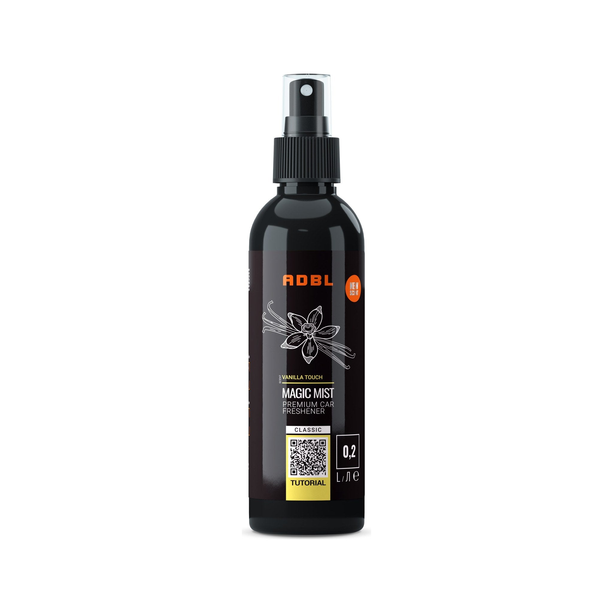 ADBL Magic Mist Vanilla Touch 200ml car air freshener - front view