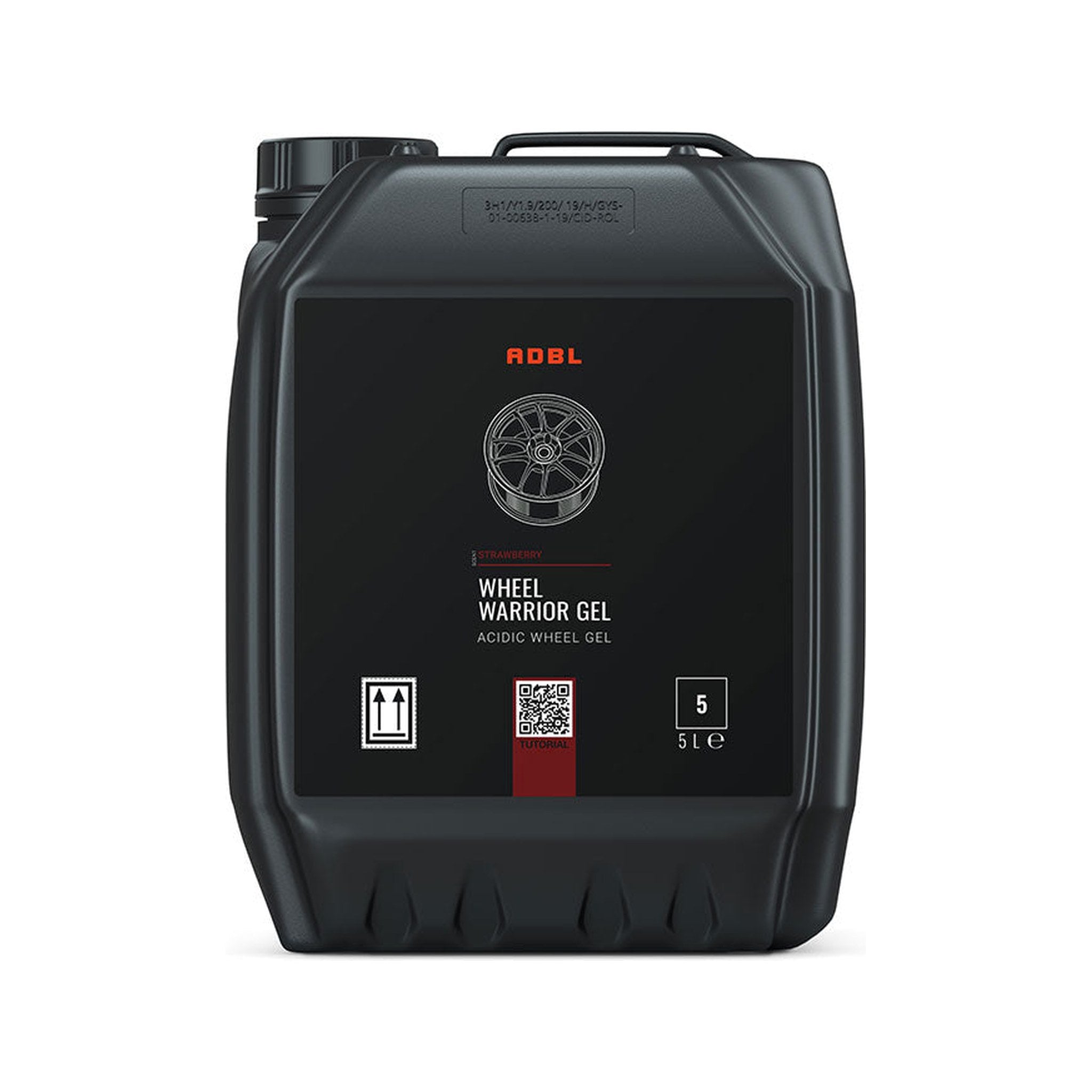 ADBL Wheel Warrior Gel 5 Litres bottle - front view