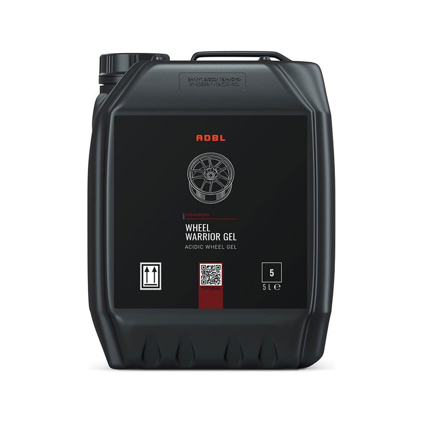 ADBL Wheel Warrior Gel 5 Litres bottle - front view
