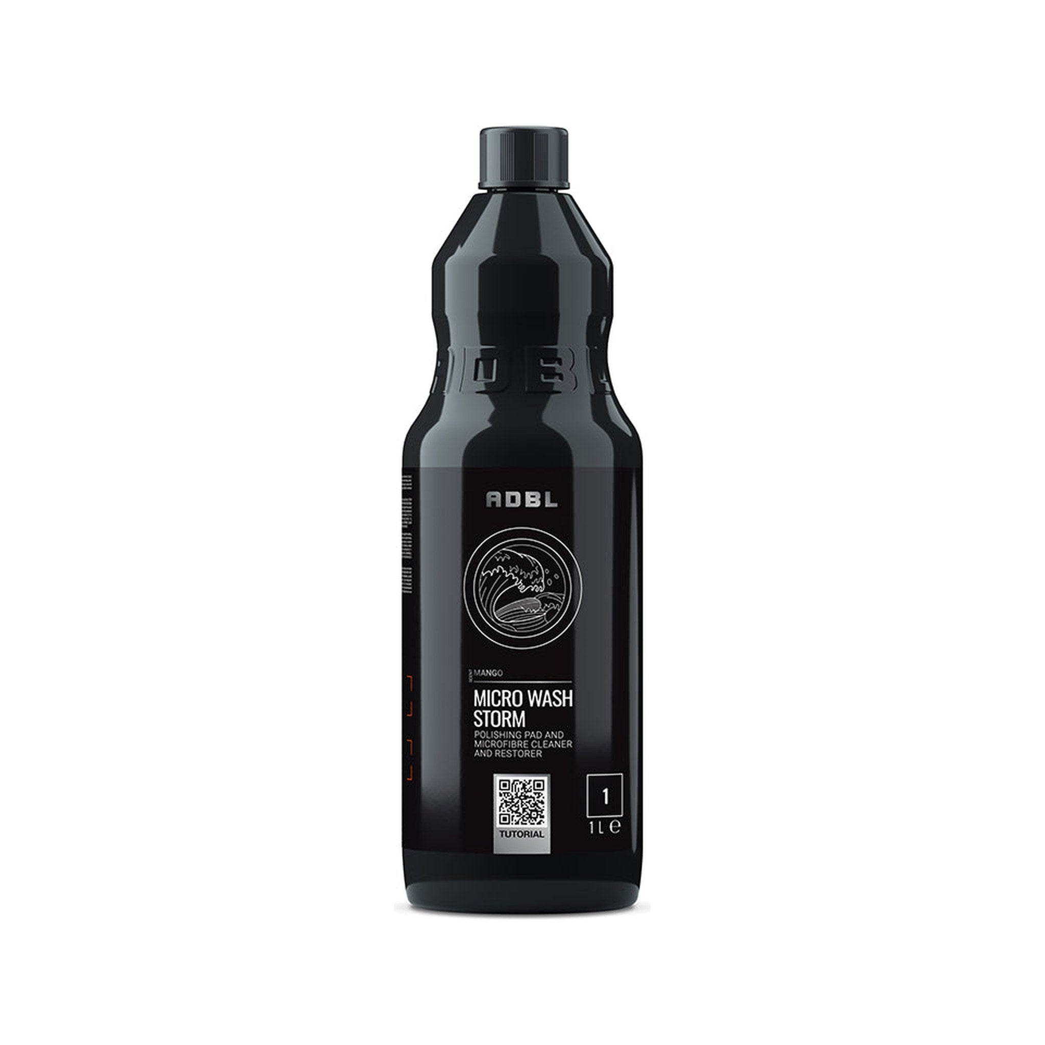 ADBL Micro Wash Storm 1 Litre microfibre and pad cleaner - front view