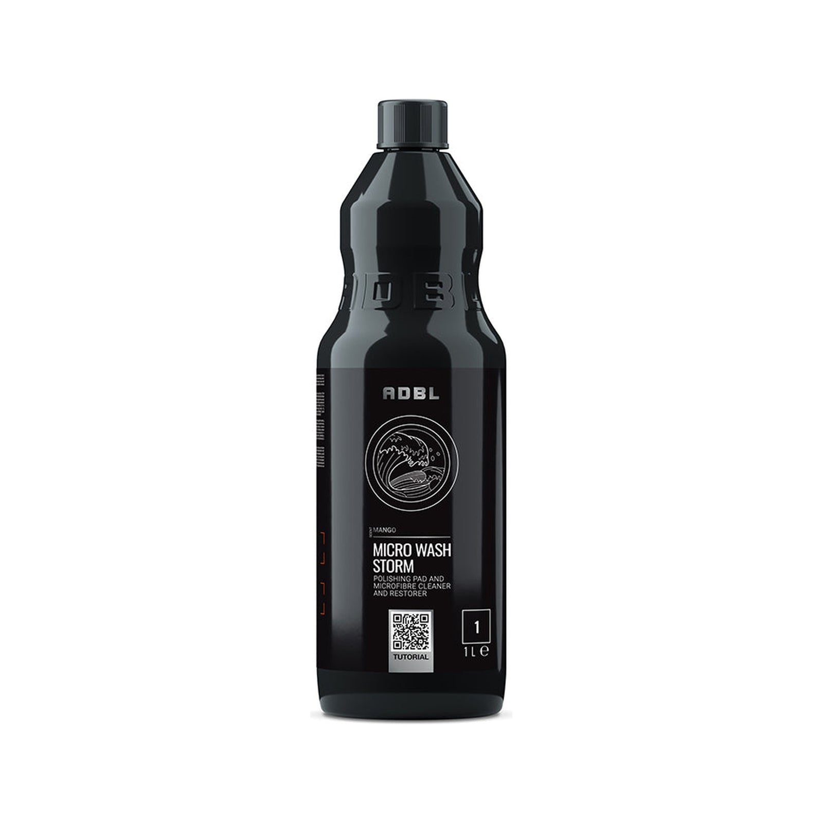 ADBL Micro Wash Storm 1 Litre microfibre and pad cleaner - front view