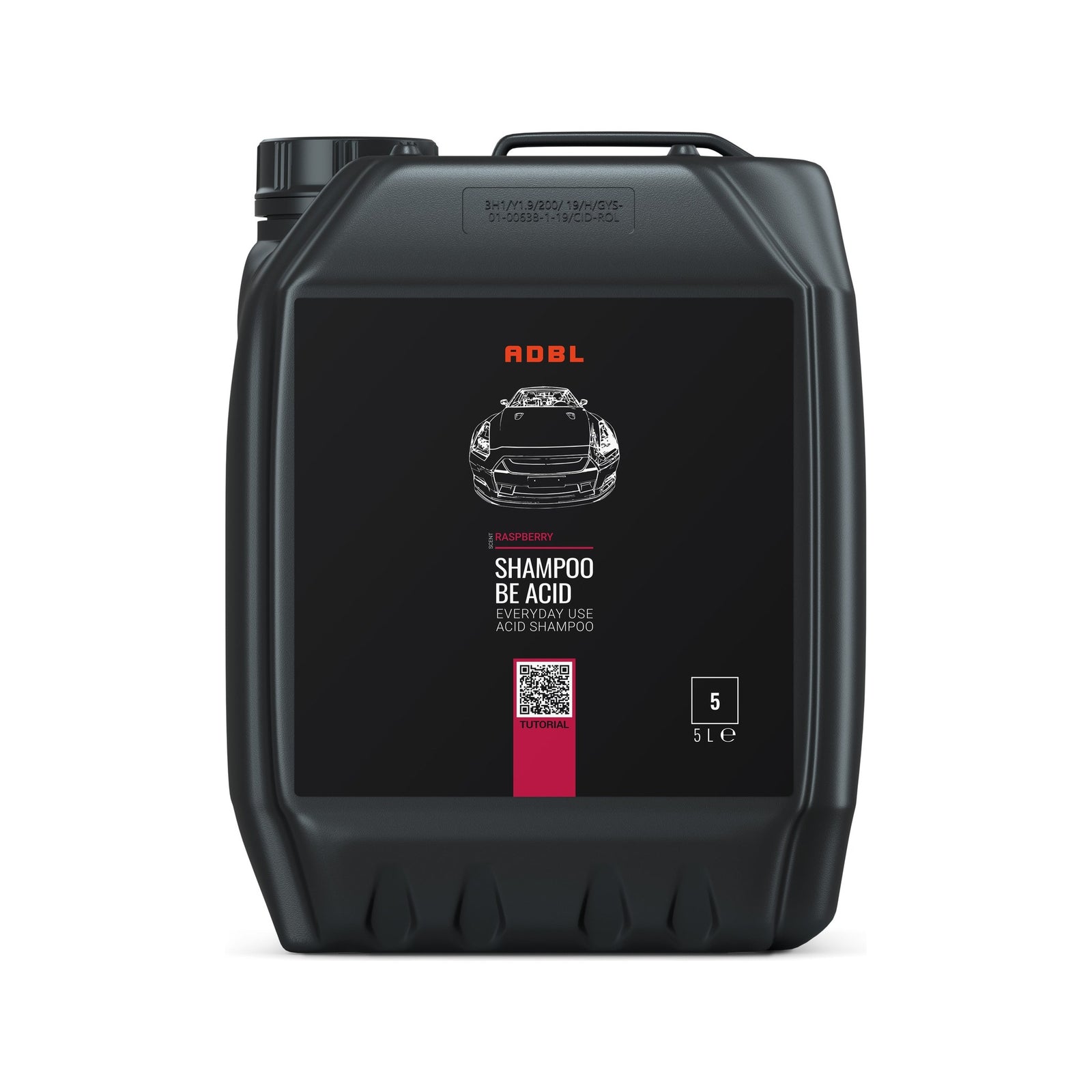 ADBL Shampoo Be Acid 5 Litres bottle - front view