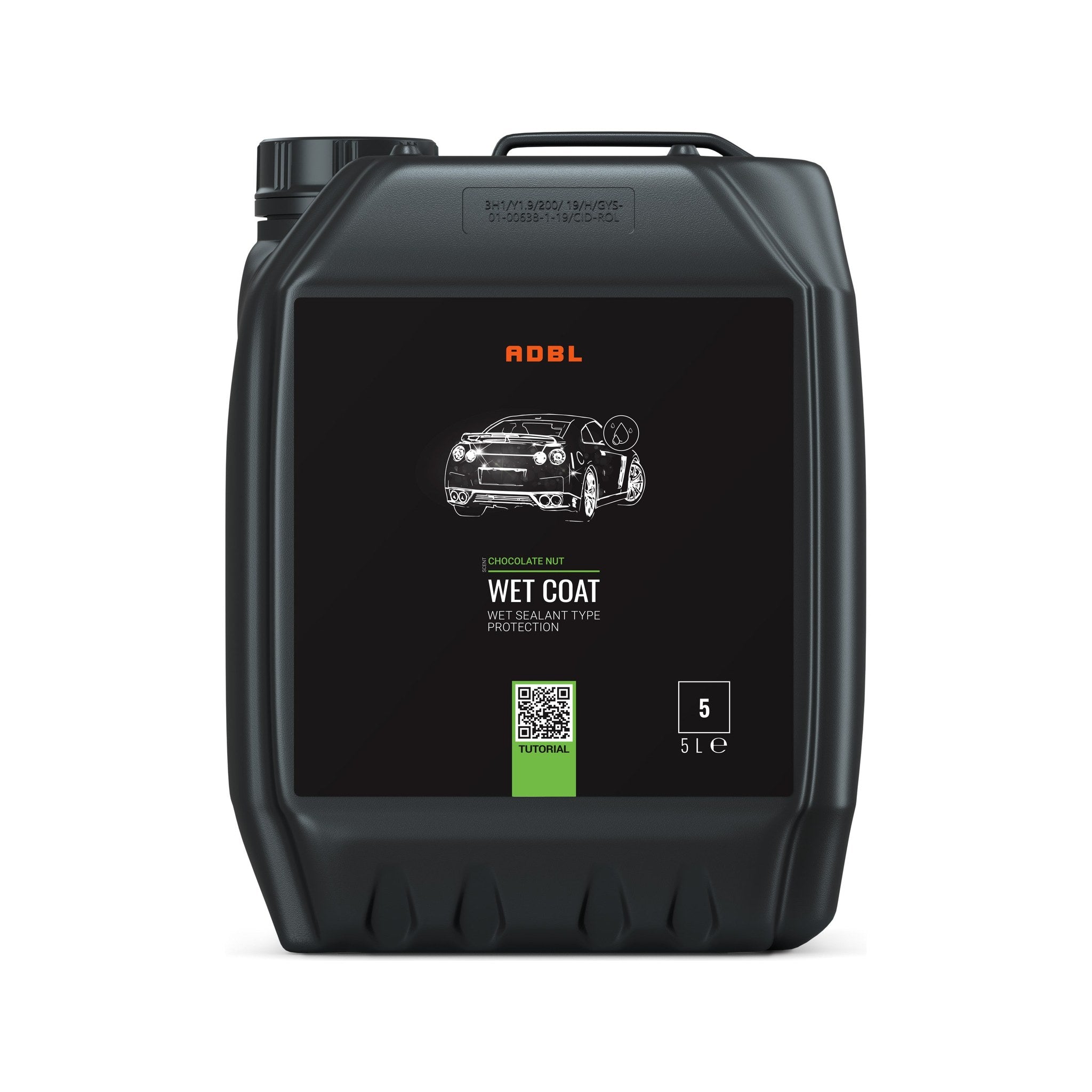 ADBL Wet Coat 5 Litres bottle - front view