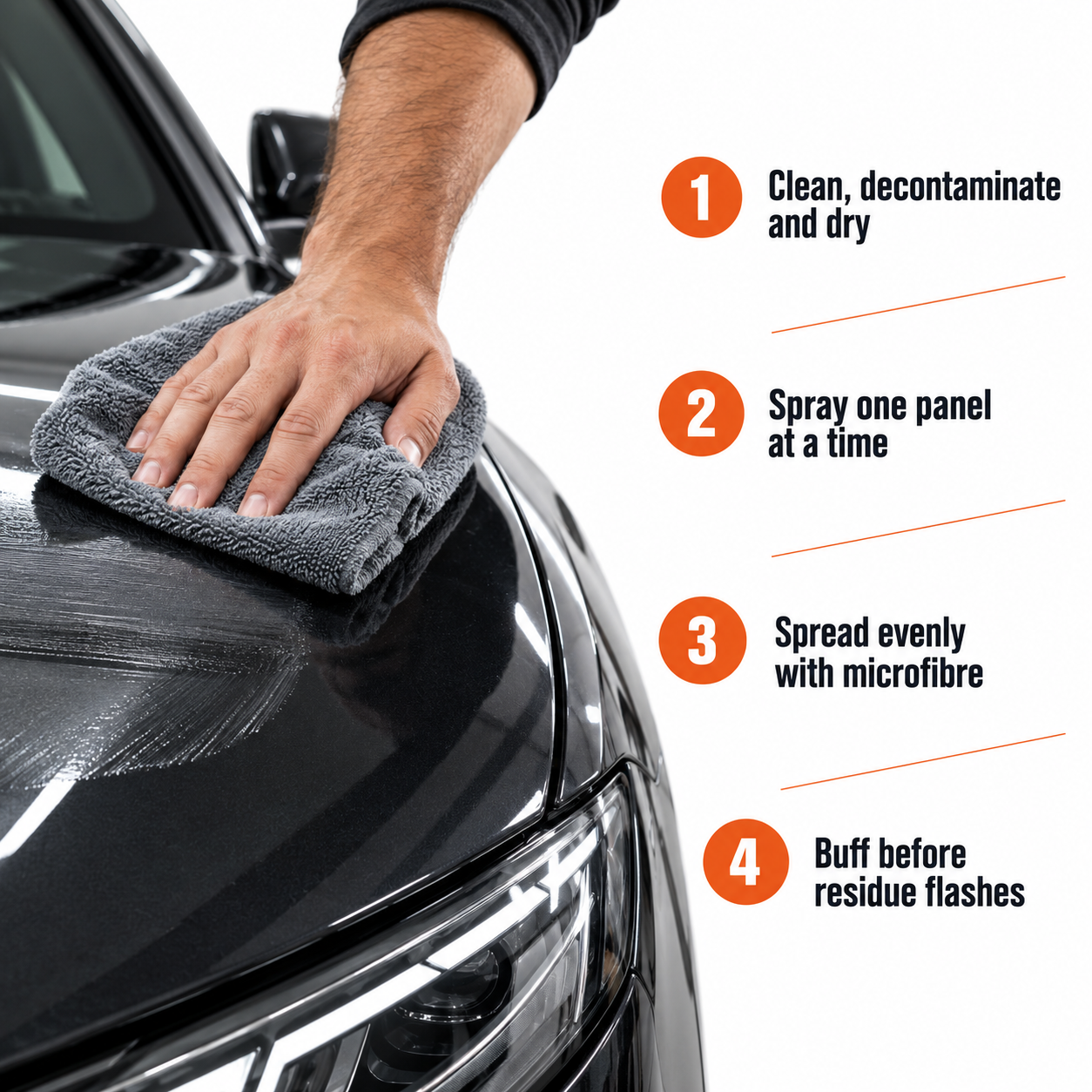 ADBL Ceramic Sealant - Protective Spray Coating — How do I apply it?