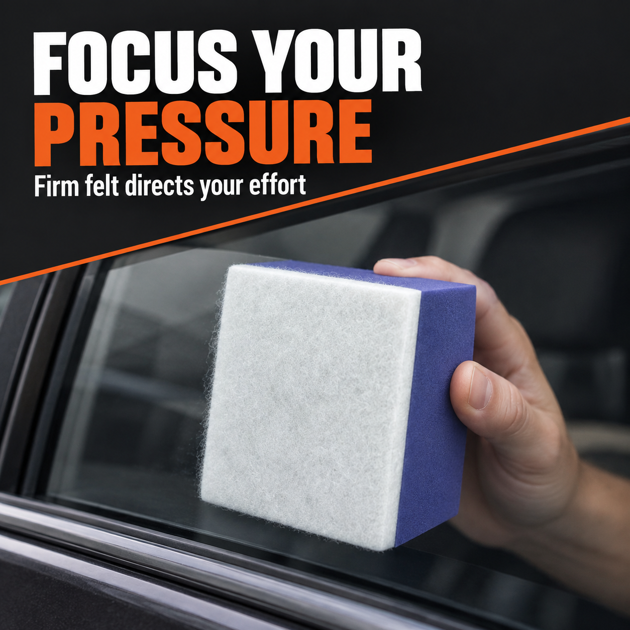 ADBL Glass Cube - Glass Polishing Applicator — Why use firm felt?