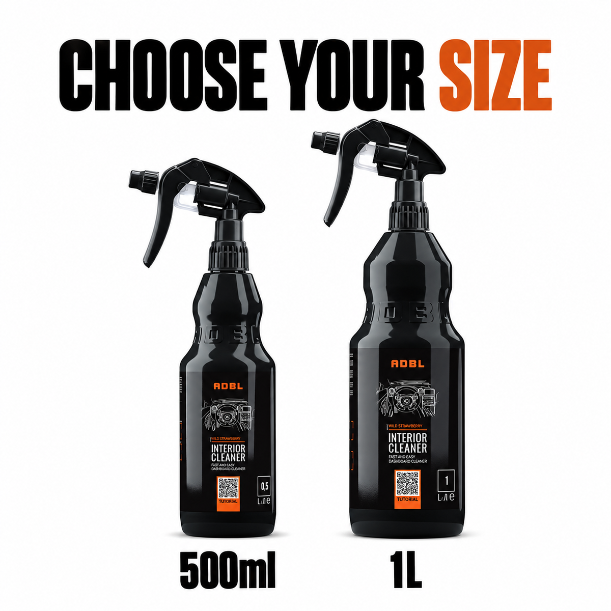 ADBL Interior Cleaner - Dashboard & Trim Cleaner — Which sizes?