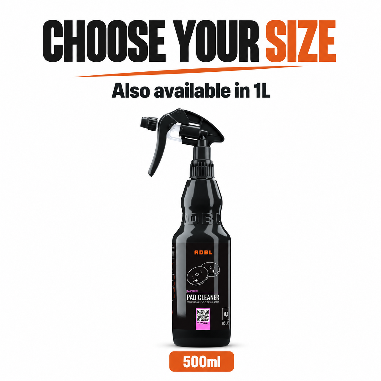 ADBL Pad Cleaner - Professional Polishing Pad Cleaner — Which sizes are available?