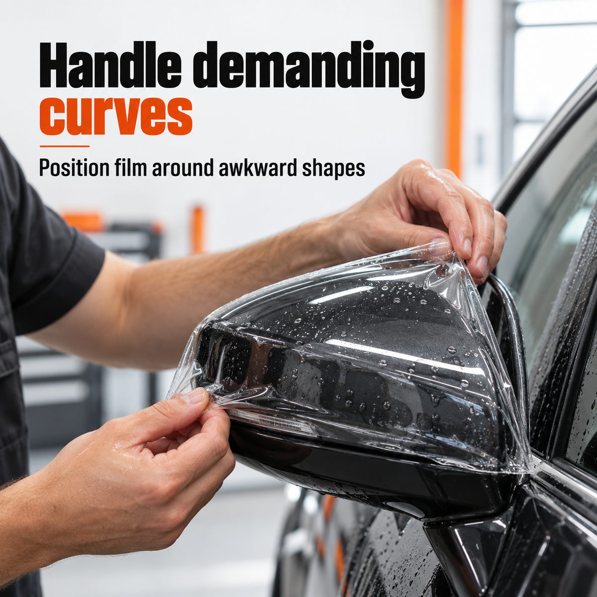 ADBL PPF Gel - Installation Gel for Paint Protection Film — Can it handle awkward shapes?