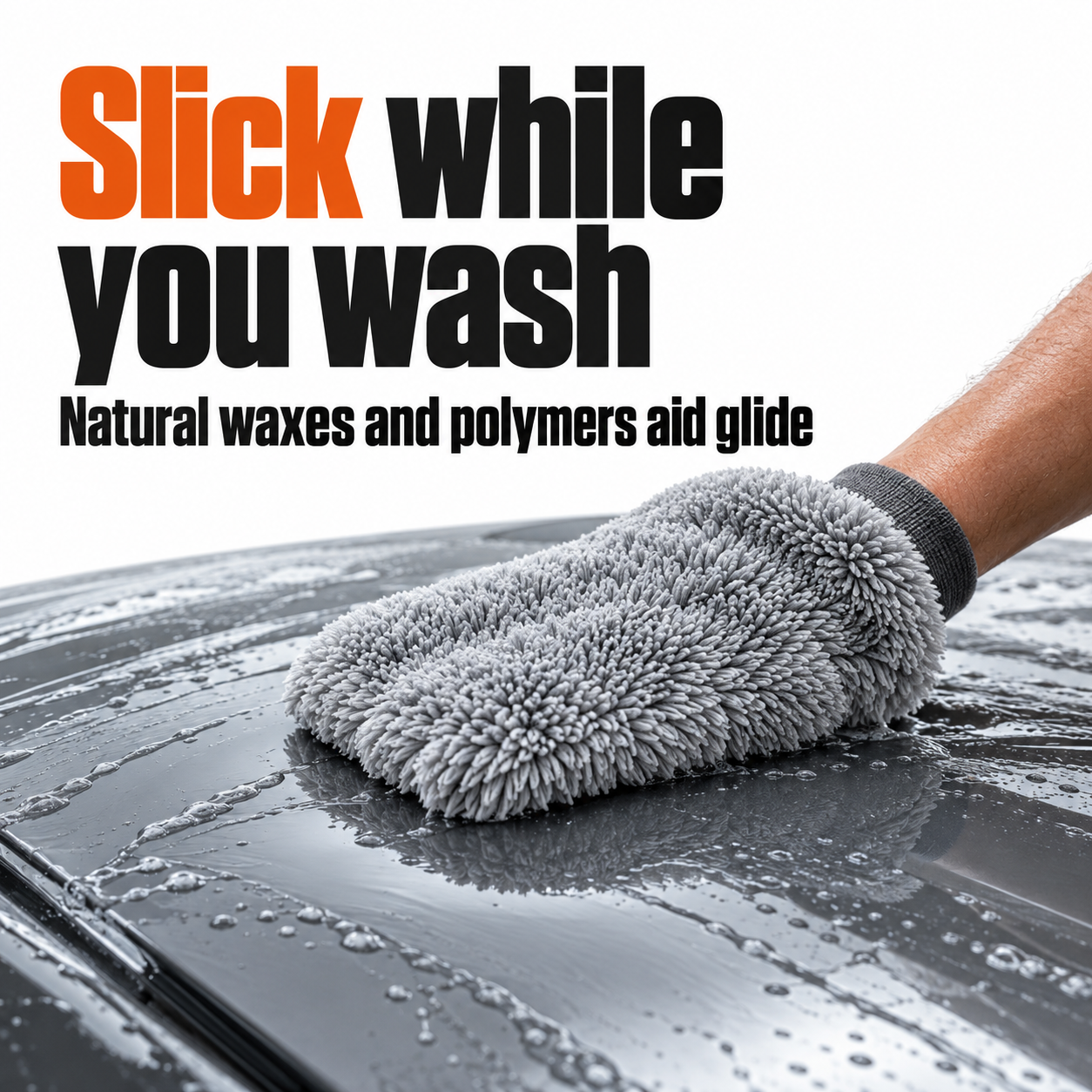 ADBL Rinseless Shampoo - Low-Foaming Rinseless Wash — What keeps washing slick?