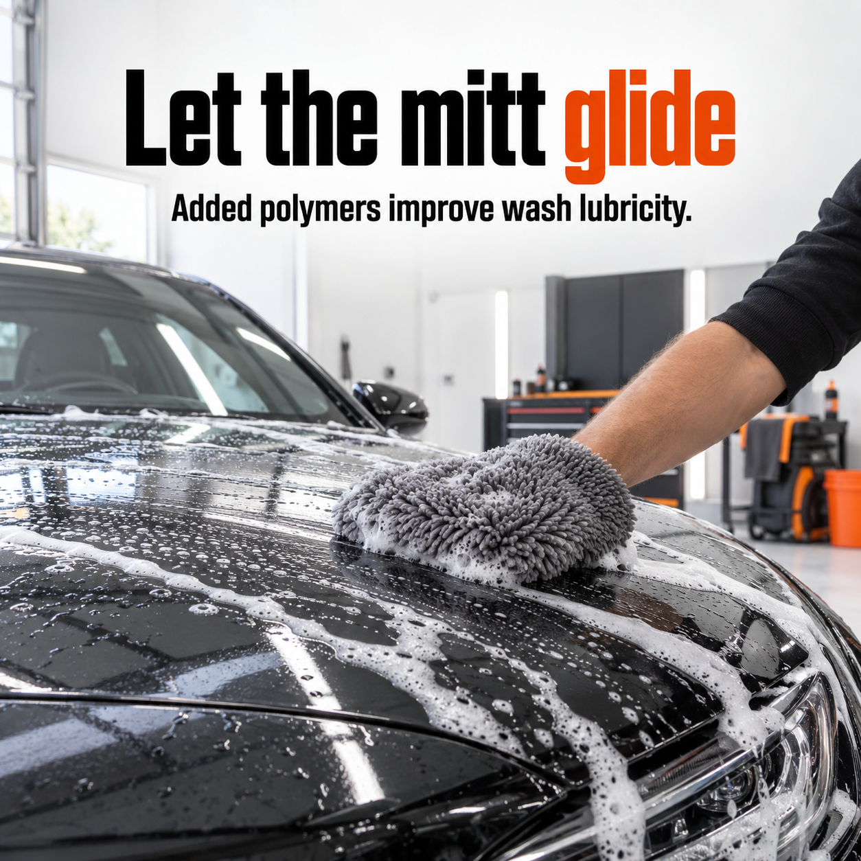 ADBL Shampoo Be Acid - pH Acid Maintenance Shampoo — How does the mitt feel?