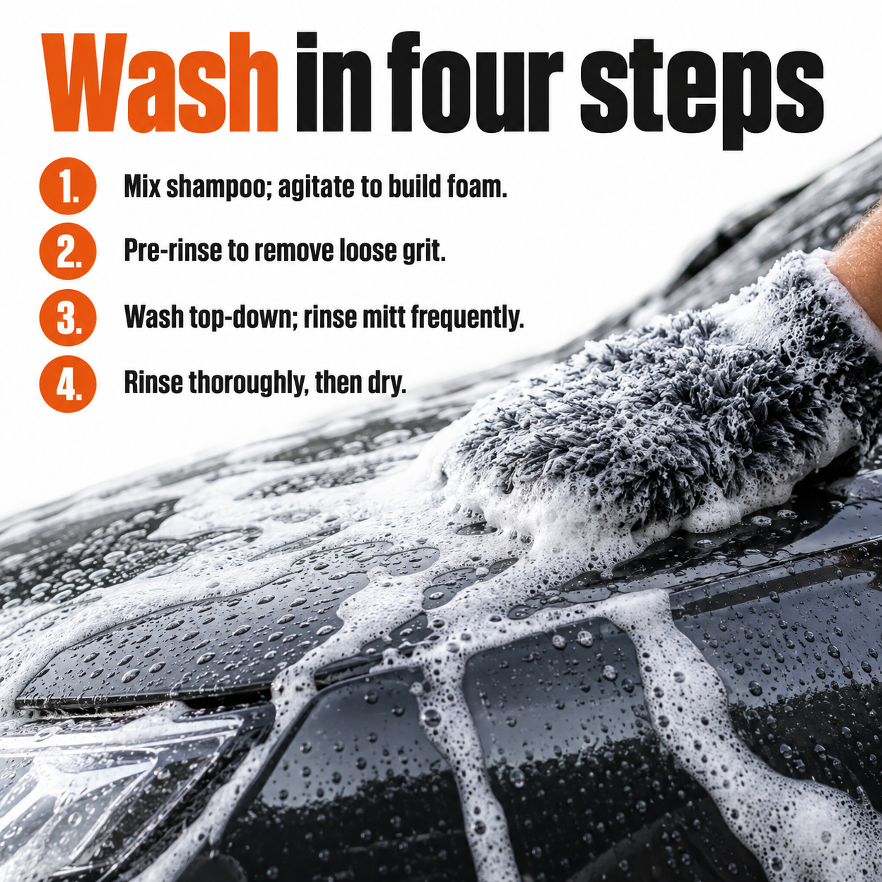 ADBL Shampoo Be Neutral - pH Neutral Car Shampoo — How do I wash correctly?