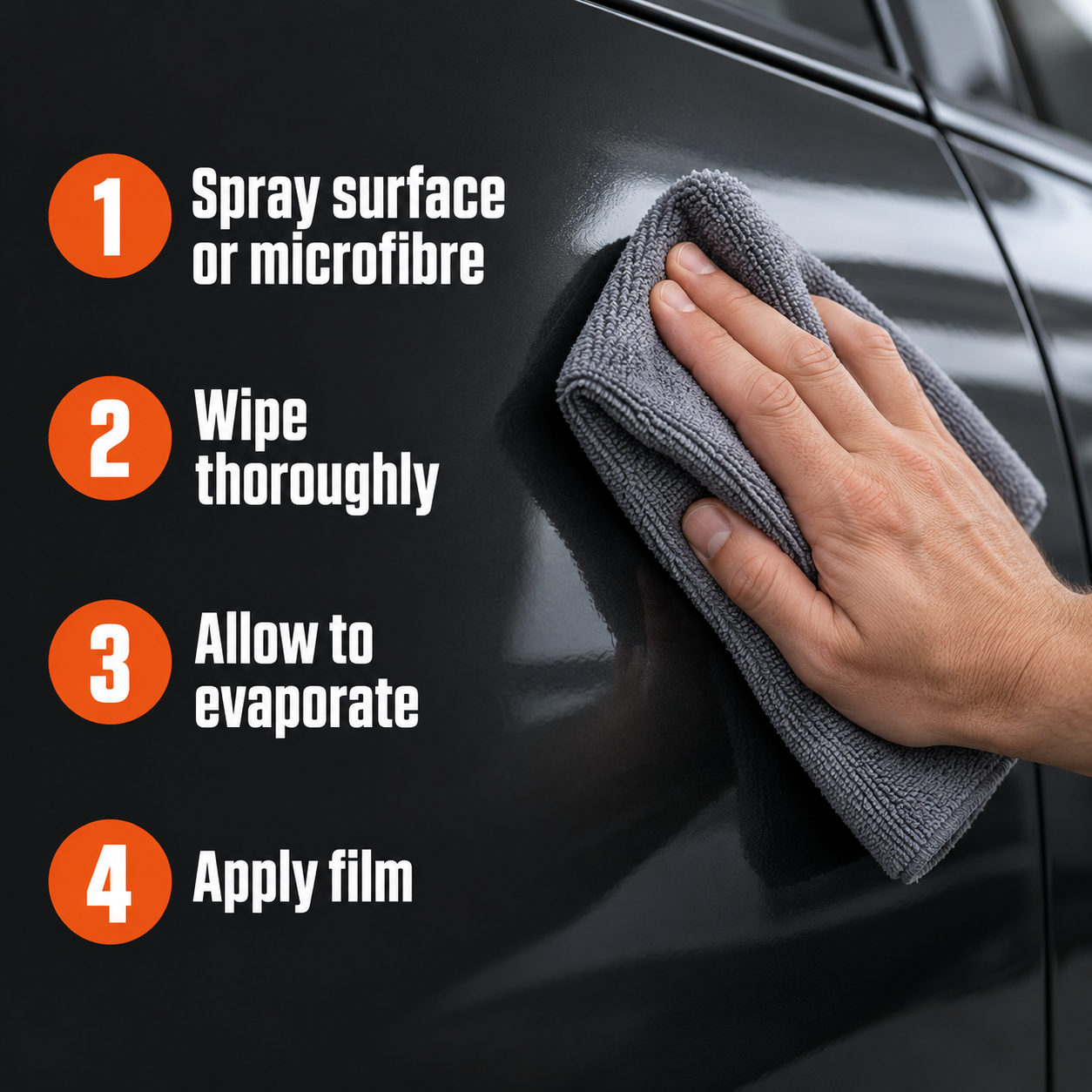ADBL Surface Cleaner - Pre-Film Degreaser for PPF & Vinyl — How do I apply it?