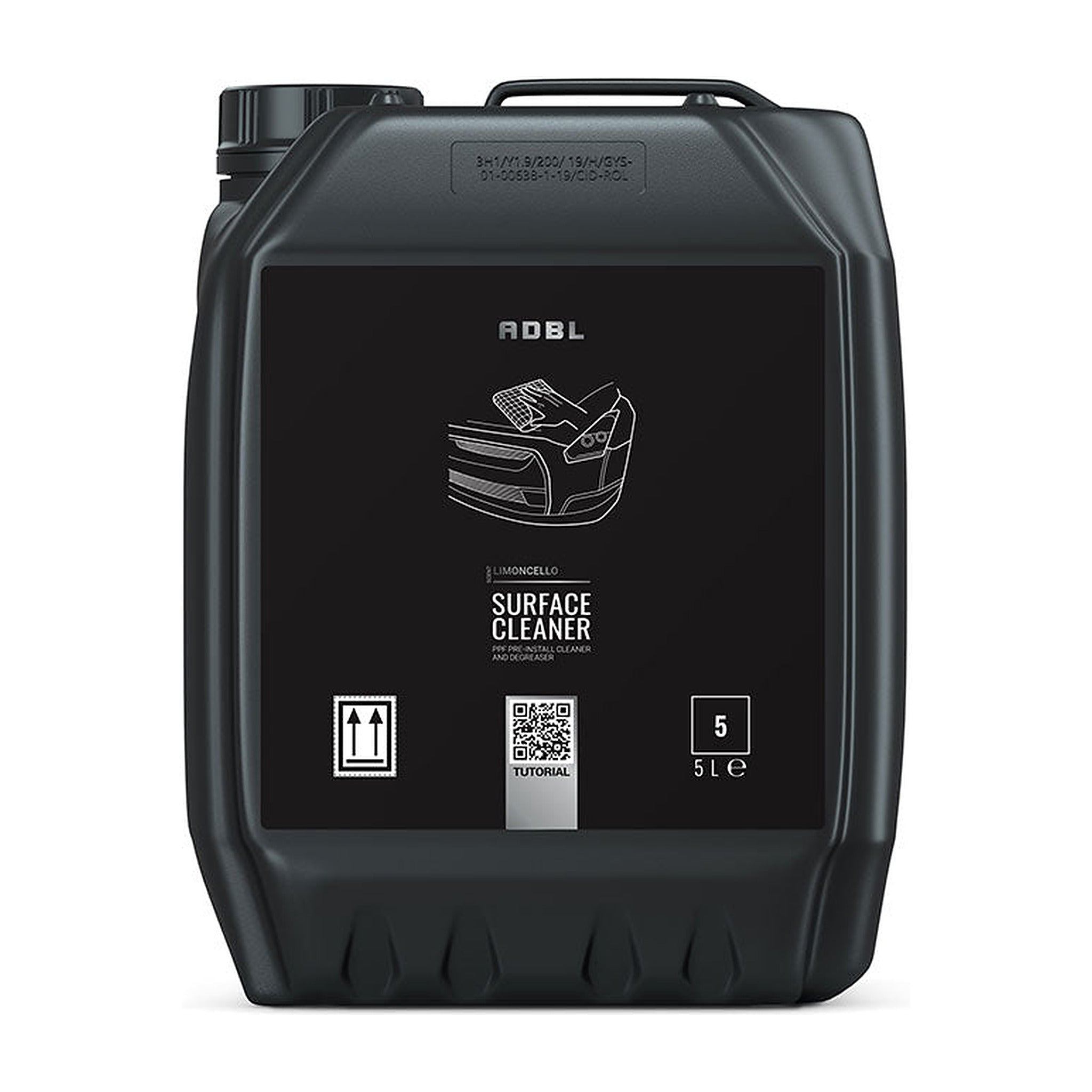 ADBL Surface Cleaner 5 Litre PPF pre install degreaser jerry can, front label view