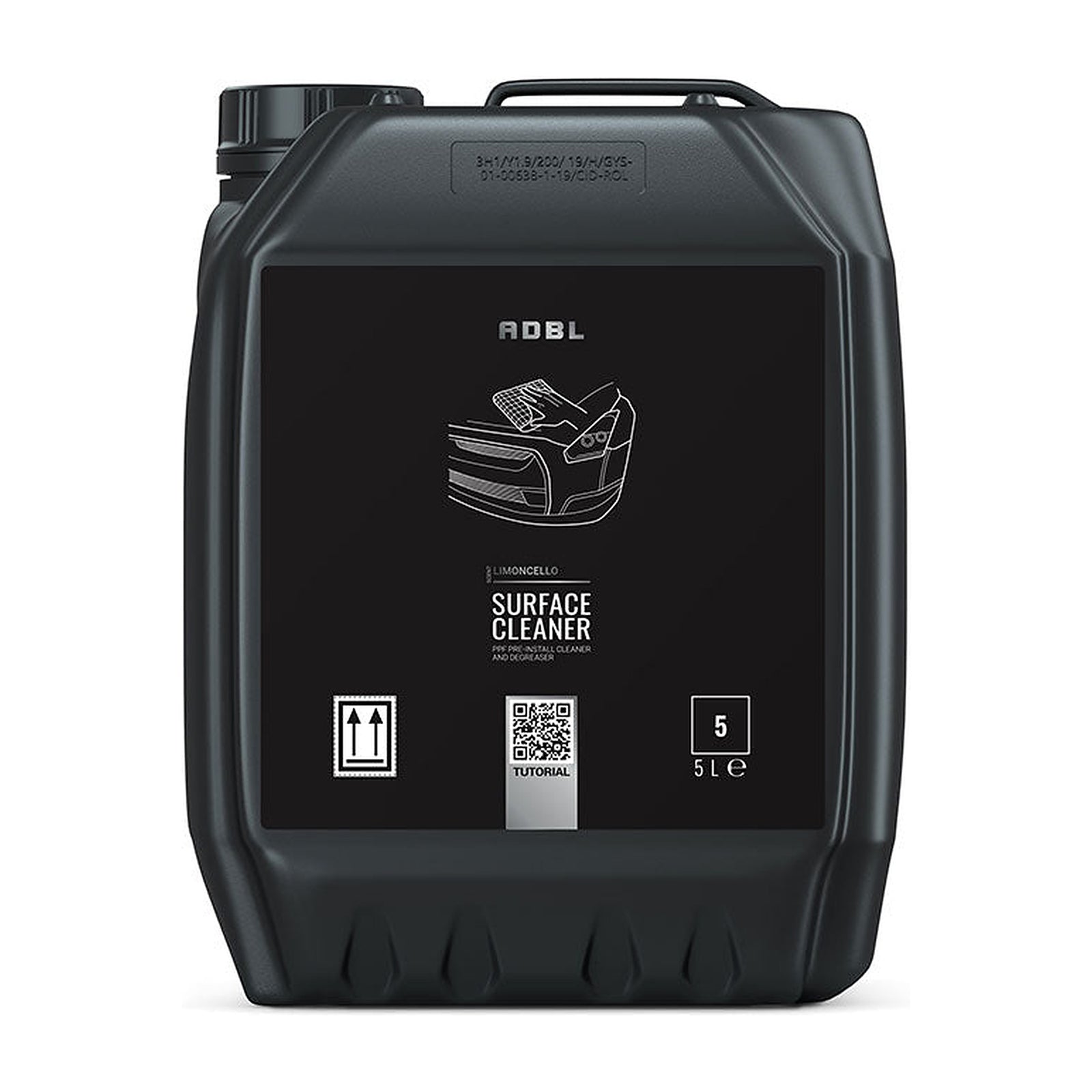 ADBL Surface Cleaner 5 Litre PPF pre install degreaser jerry can, front label view