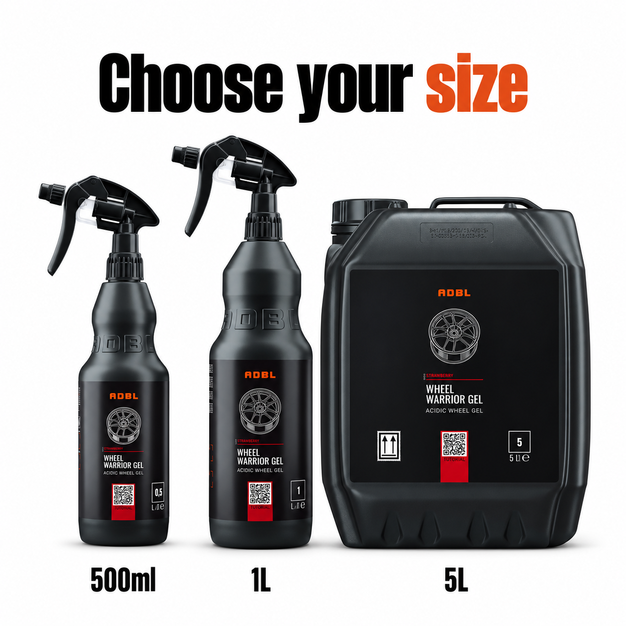 ADBL Wheel Warrior Gel - Acid Wheel Cleaner — Which size?