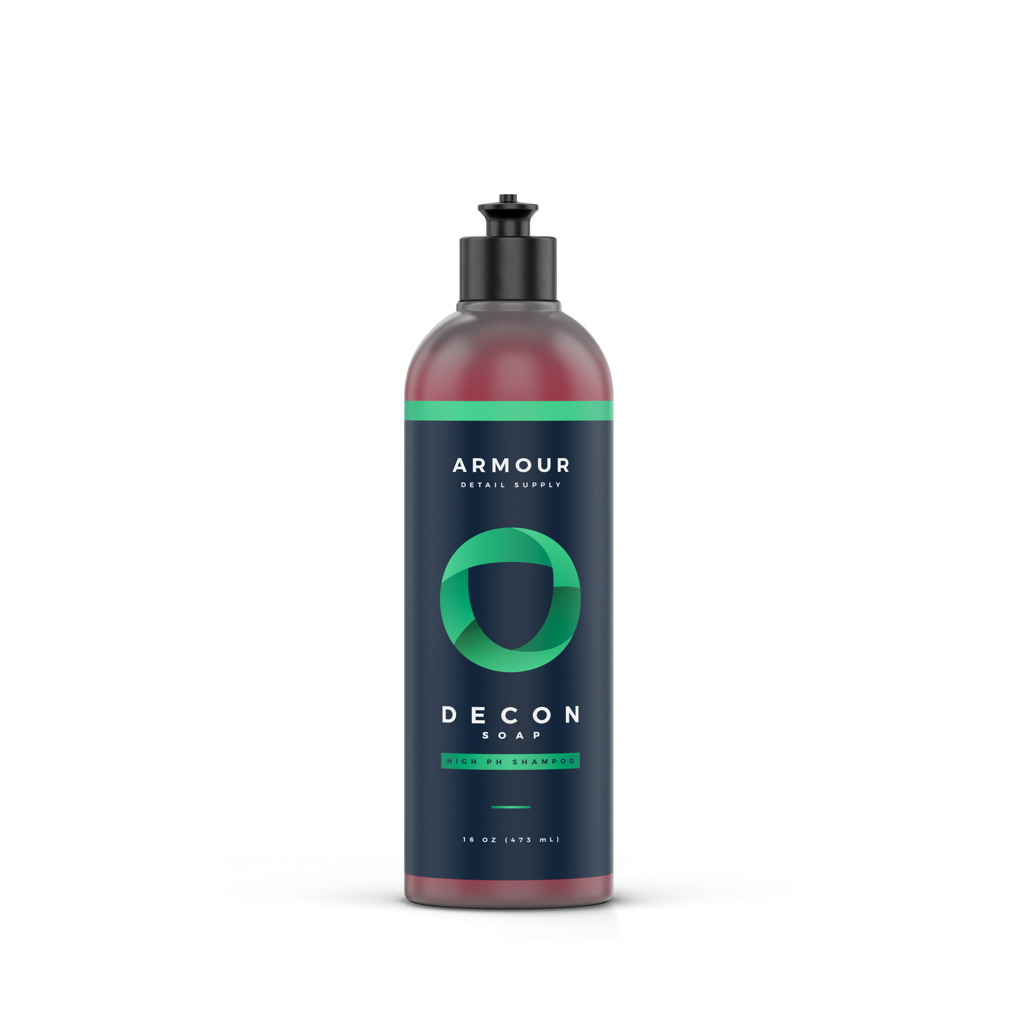 Armour Detail Supply Decon Soap 473ml bottle, front label
