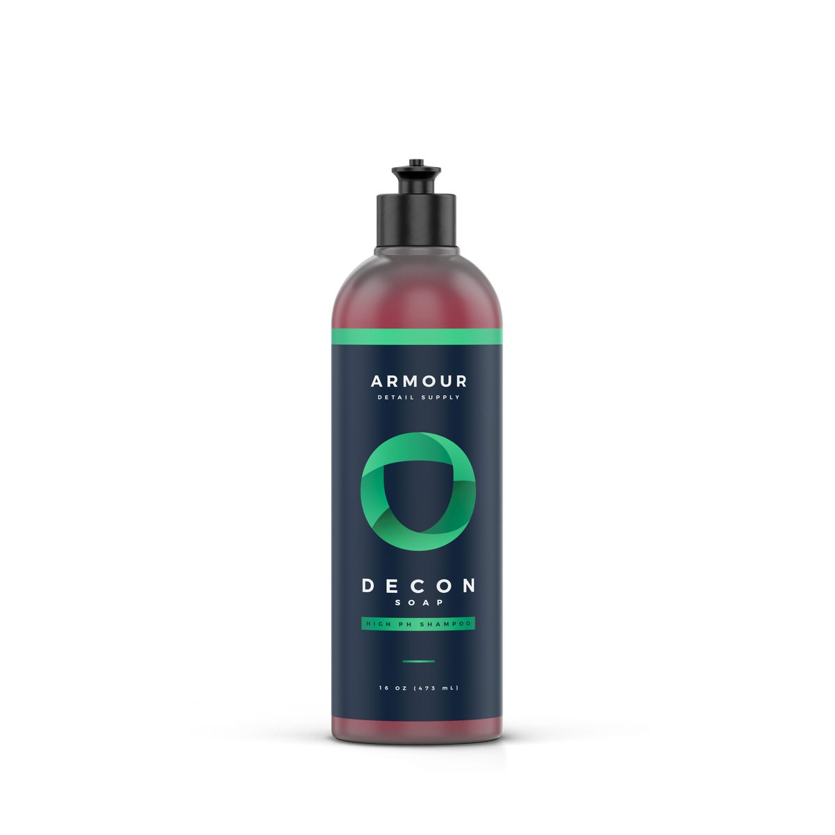 Armour Detail Supply Decon Soap 473ml bottle, front label