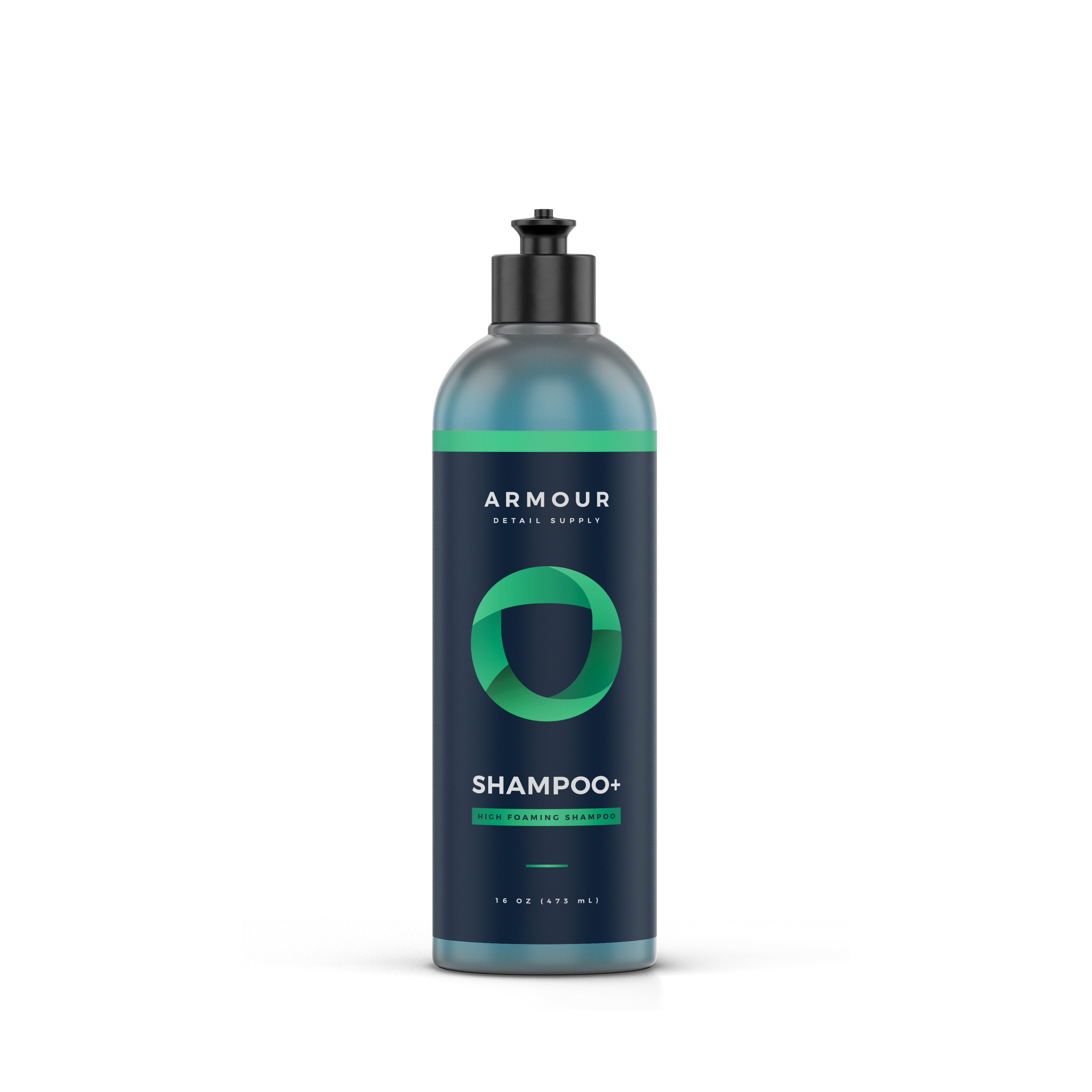 Armour Detail Supply Shampoo+ pH neutral car shampoo 473ml bottle, front label