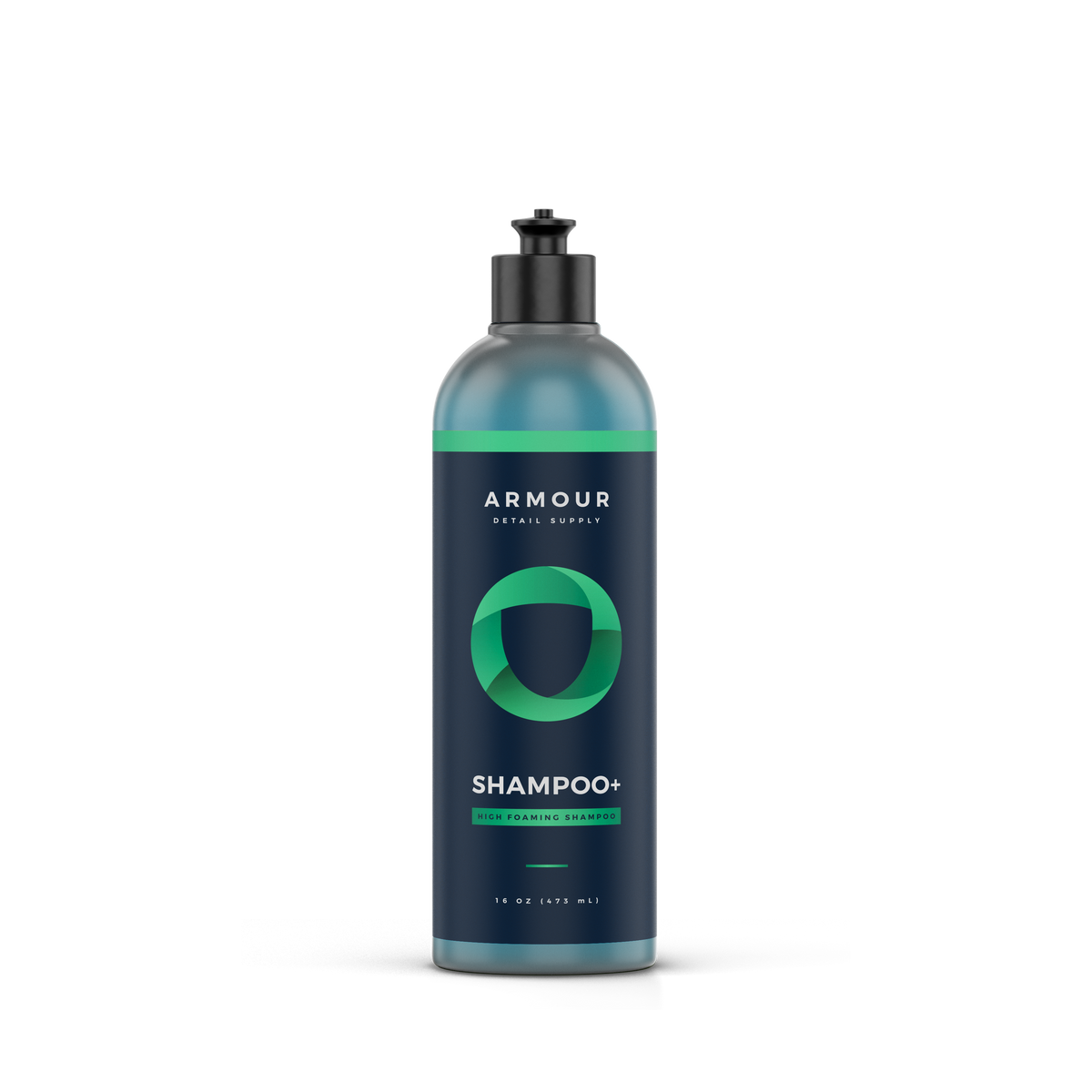 Armour Detail Supply Shampoo+ pH neutral car shampoo 473ml bottle, front label