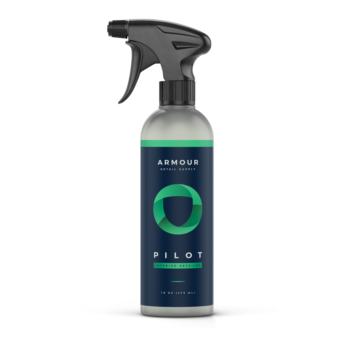Armour Detail Supply Pilot Interior Detailer 473ml bottle, front label