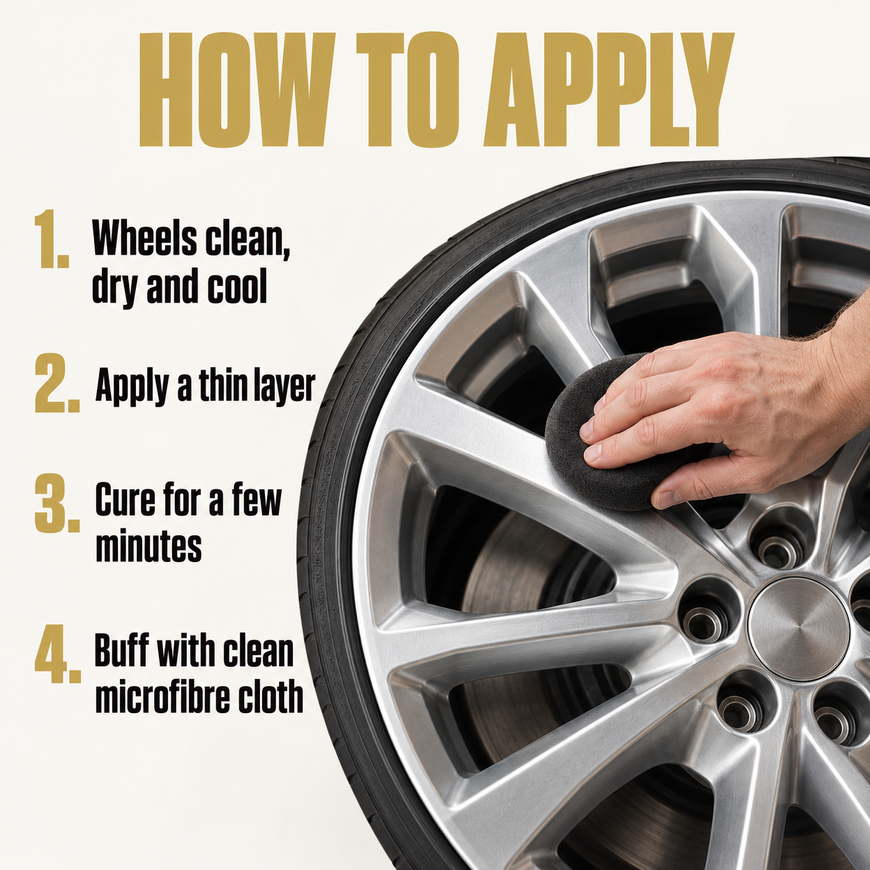 Angelwax Bilberry Protective Wheel Wax 150ml — How do I apply it?