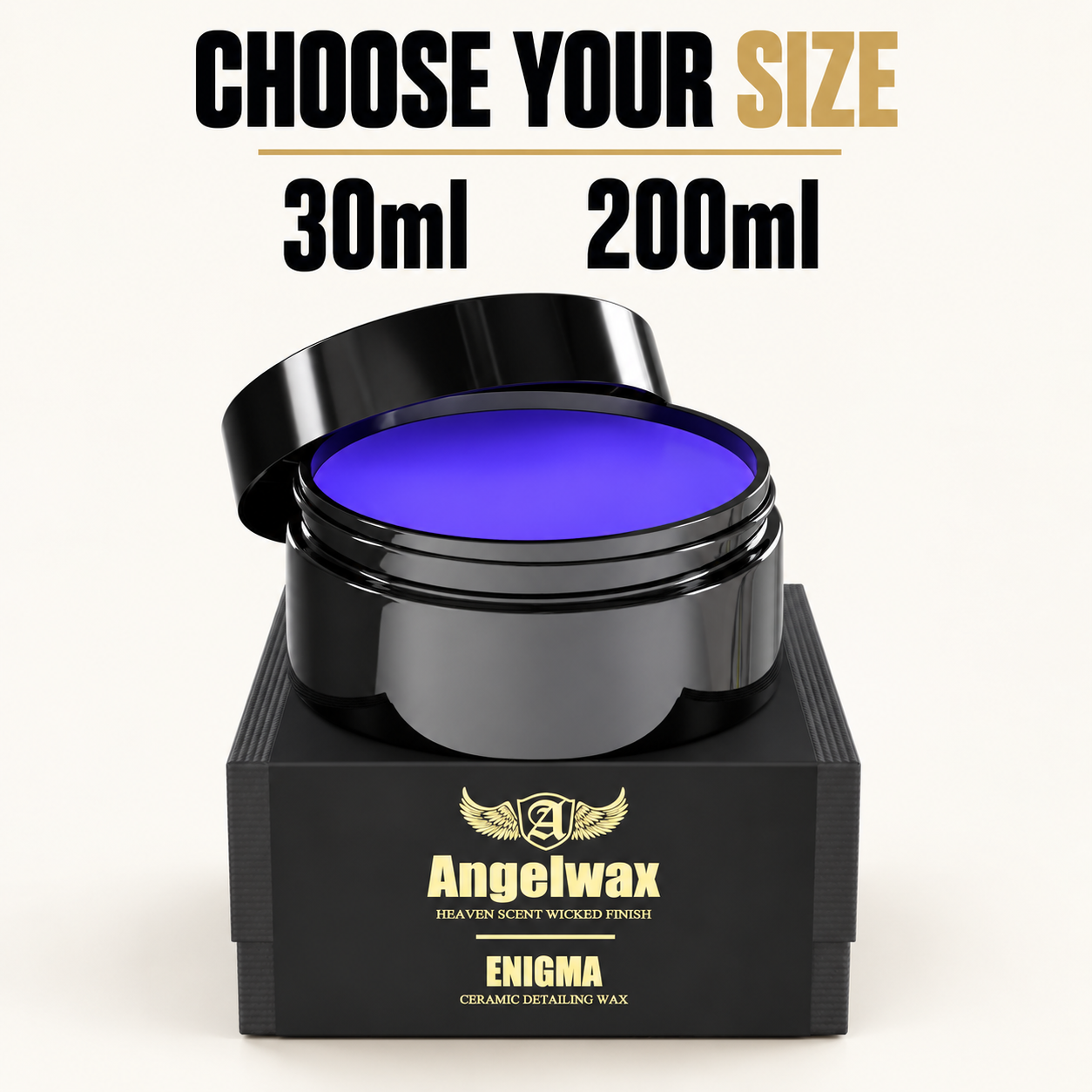 Angelwax Enigma Ceramic Wax — Which sizes are available?