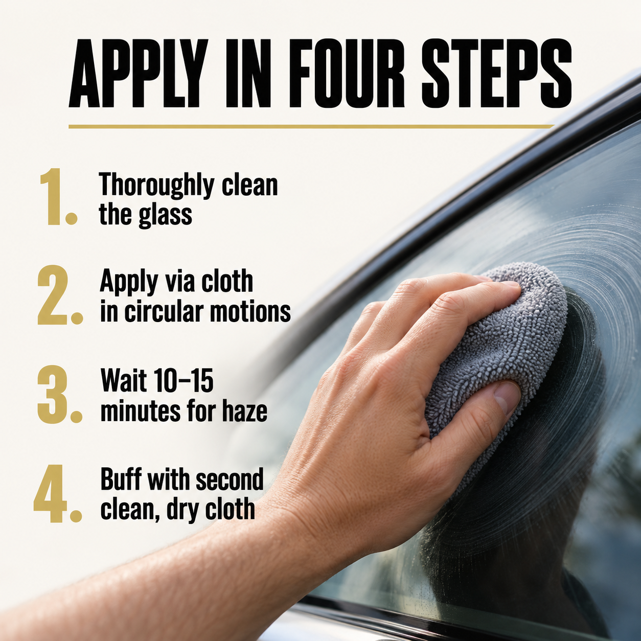 Angelwax H2GO The Ultimate Rain Repellant — How do I apply it?