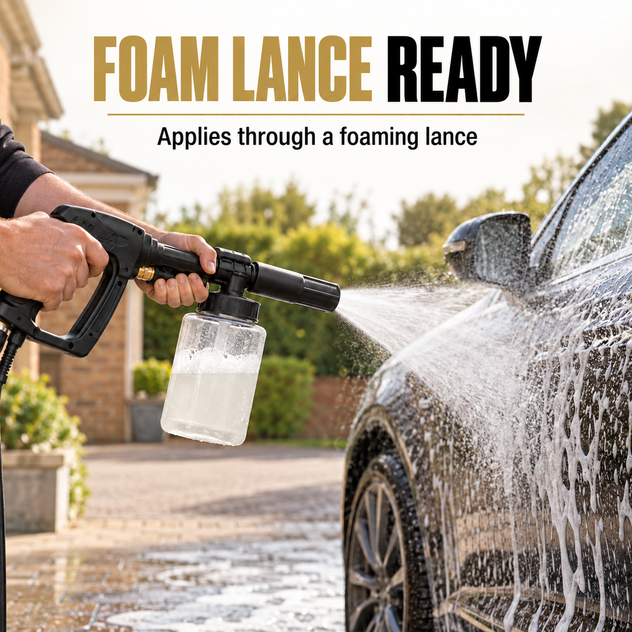 Angelwax Superior Automotive Shampoo — Can I use a foam lance?