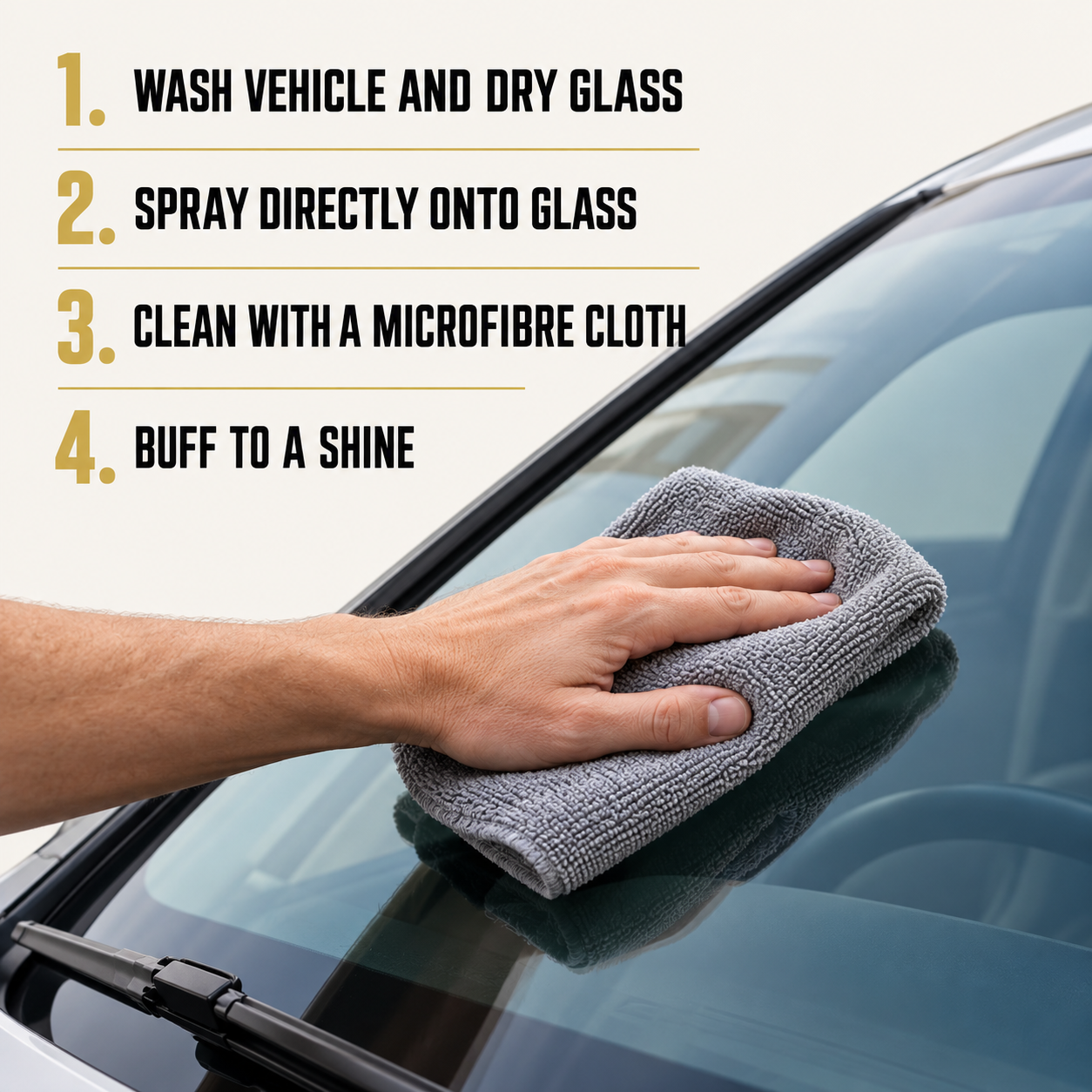 Angelwax Vision Superior Automotive Glass Cleaner — How do I use it?
