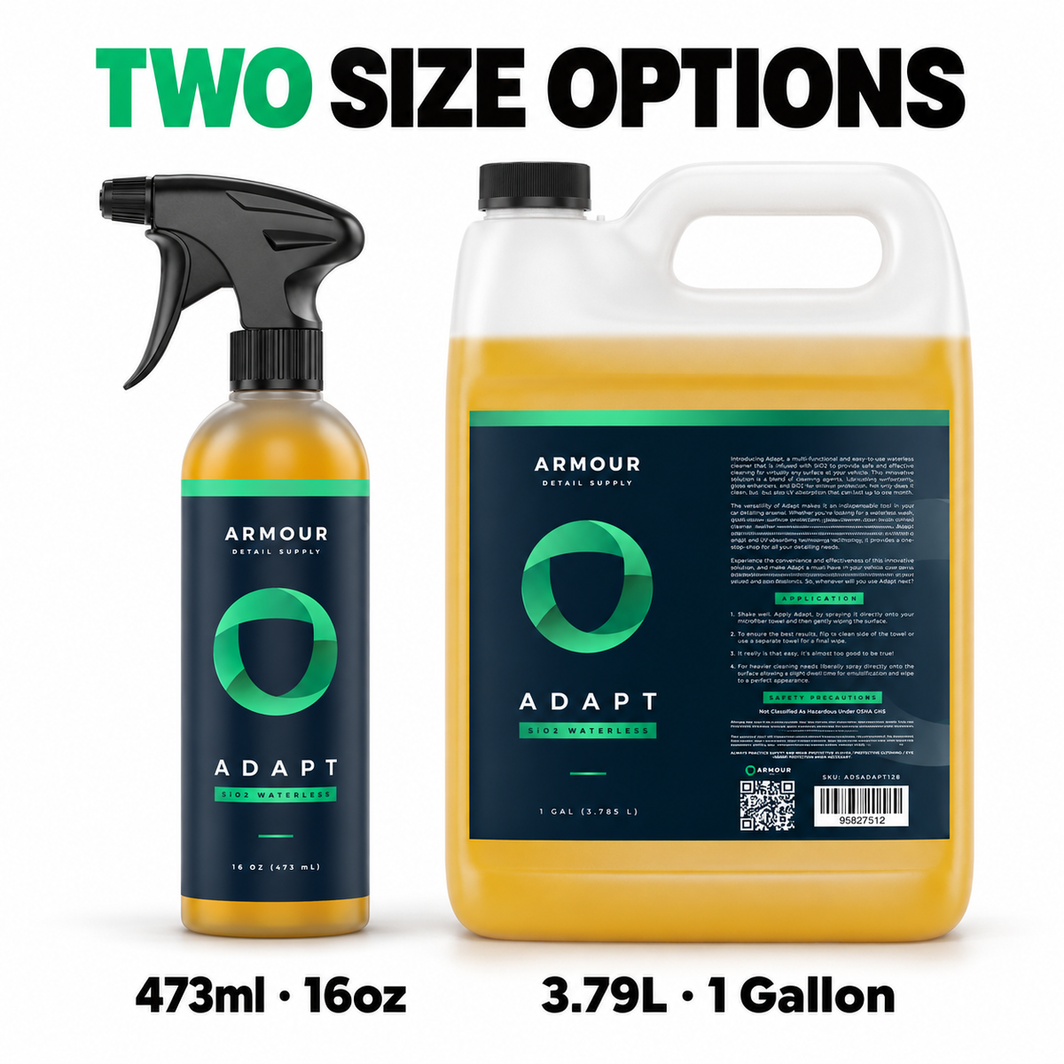 Armour Detail Supply Adapt Waterless Wash — Which size can I buy?