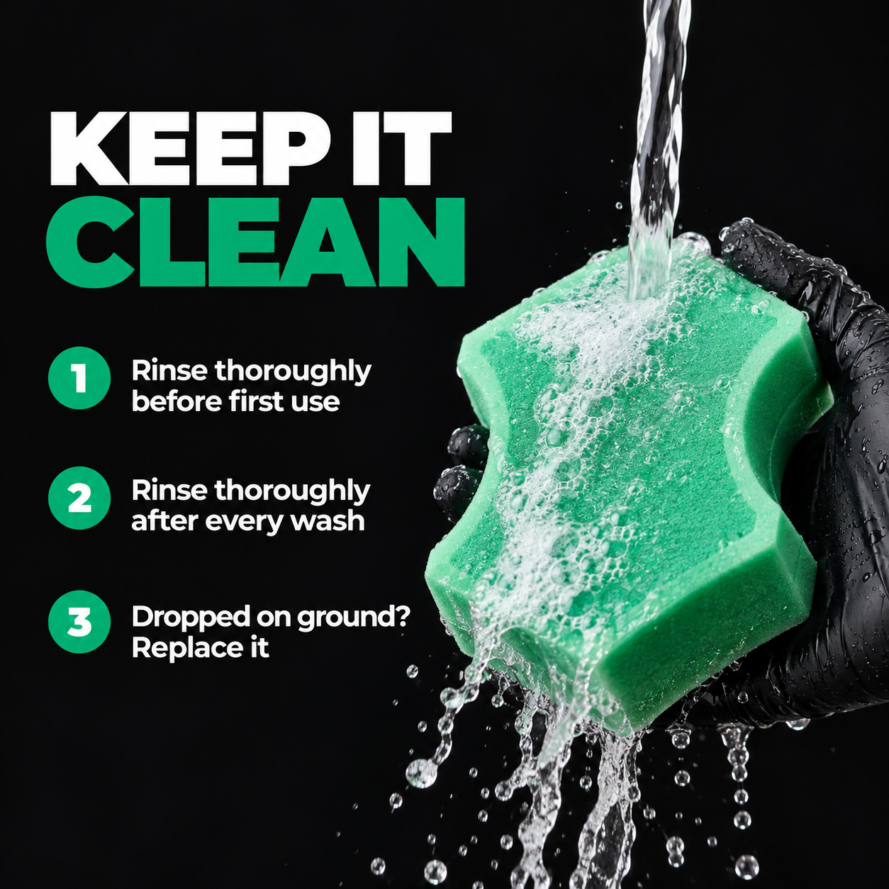 Armour Detail Supply Villain Wash Sponge — How do I care for it?