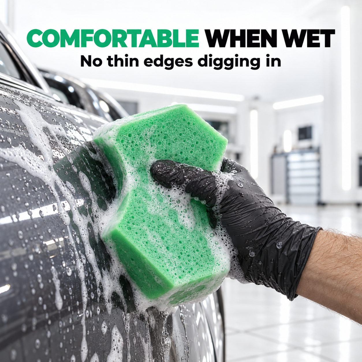 Armour Detail Supply Villain Wash Sponge — Is it comfortable to hold?