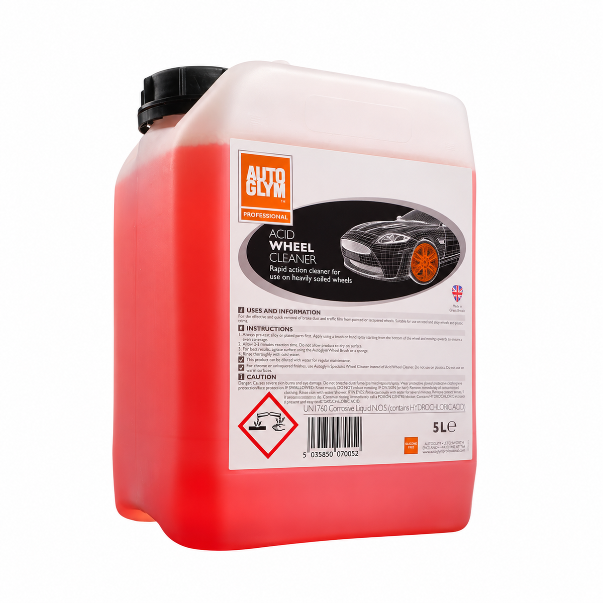 Autoglym Acid Wheel Cleaner 5L — What am I buying?