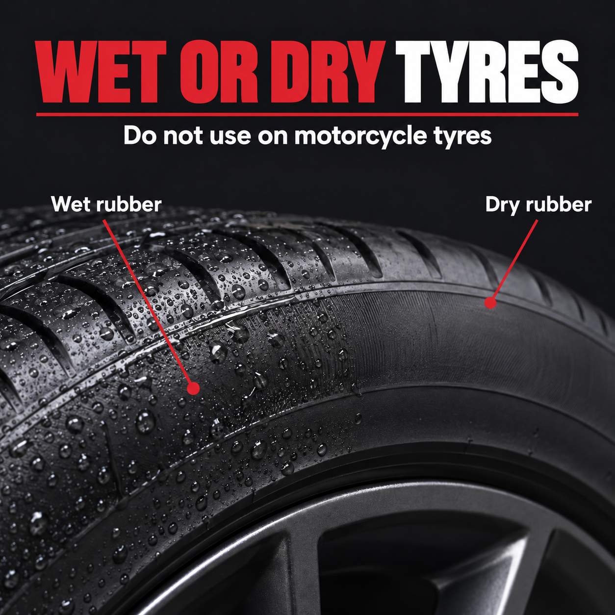 Autoglym Instant Tyre Dressing 500ml — Can I apply it wet?
