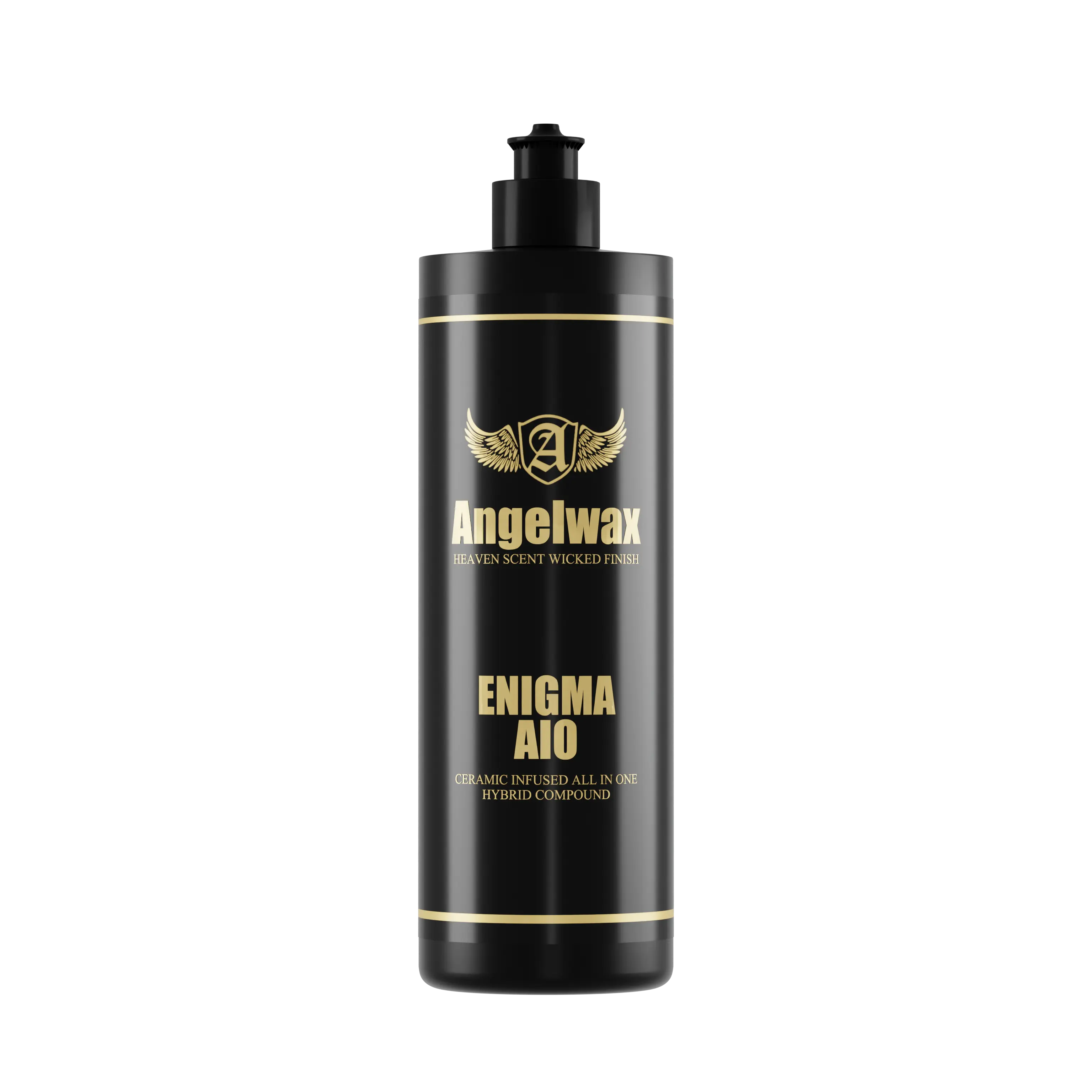 Angelwax Enigma AIO Ceramic All-In-One Compound 500ml — front of bottle