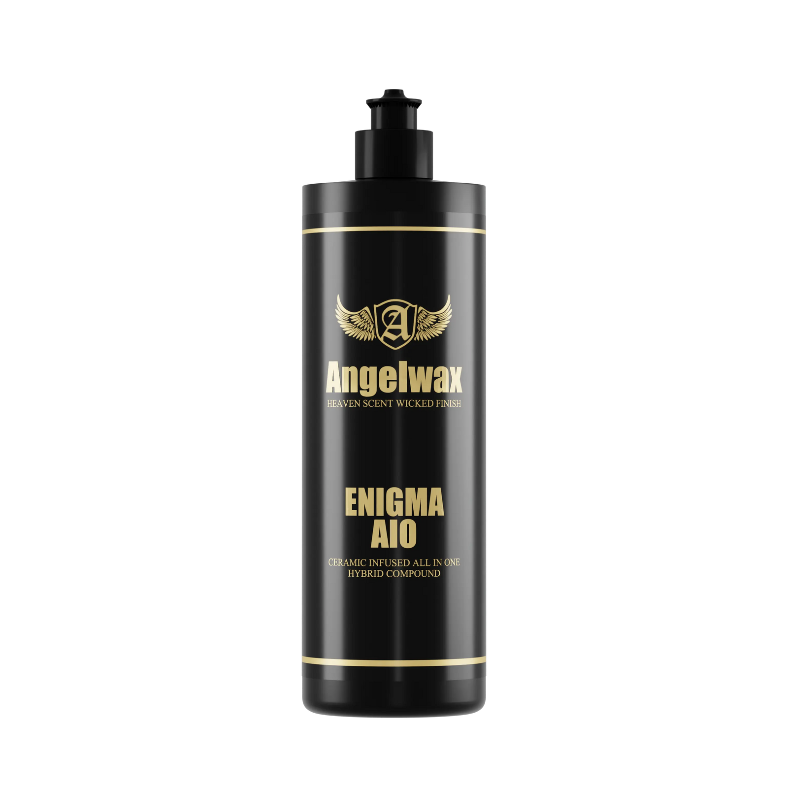 Angelwax Enigma AIO Ceramic All-In-One Compound 500ml — front of bottle