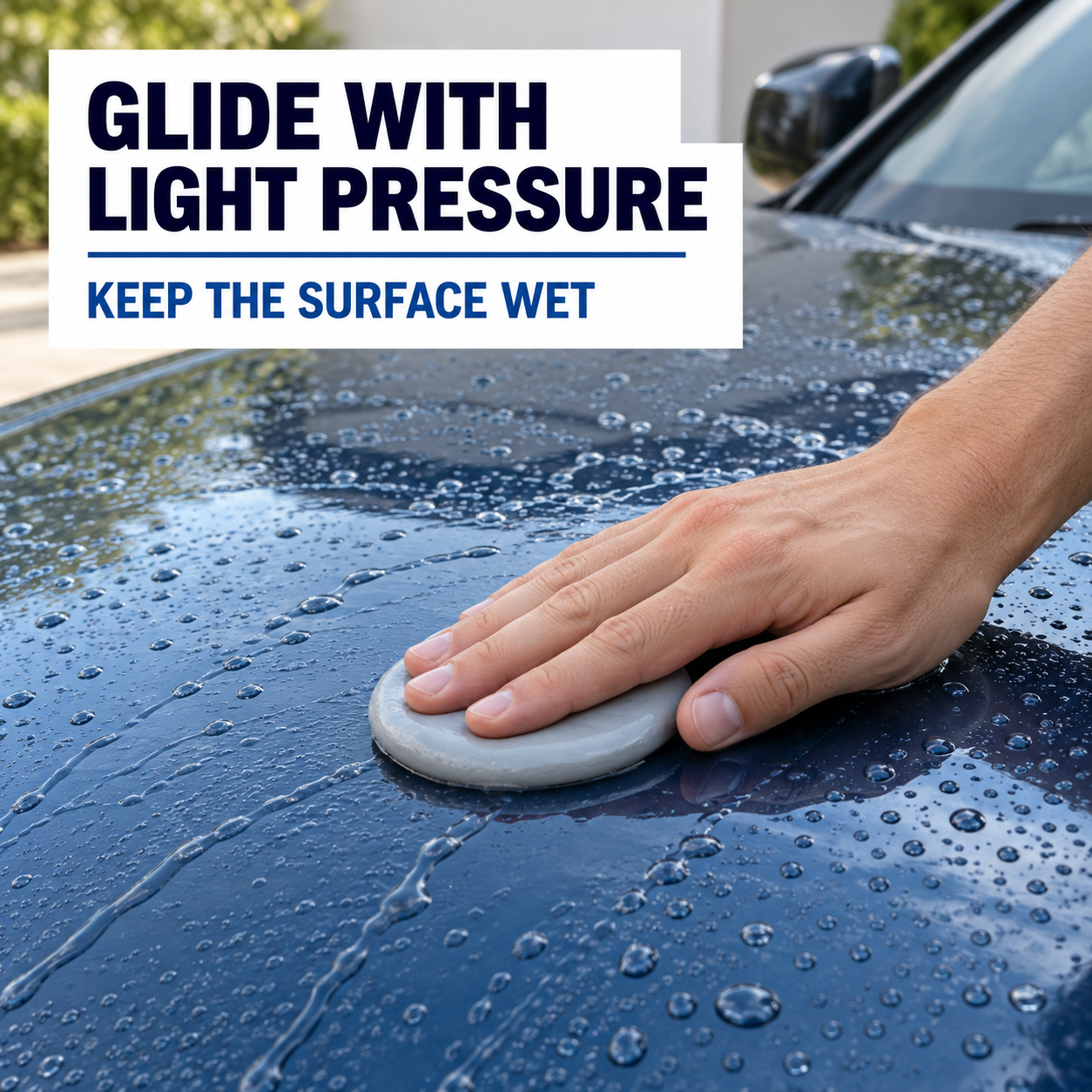 Bilt Hamber Auto-Clay Clay Bar Medium 200g — How should it move across paint?
