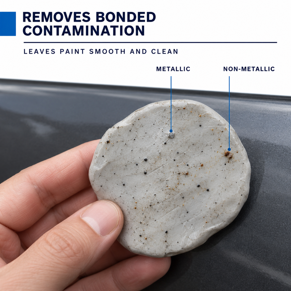 Bilt Hamber Auto-Clay Clay Bar Regular 200g — What does it remove?