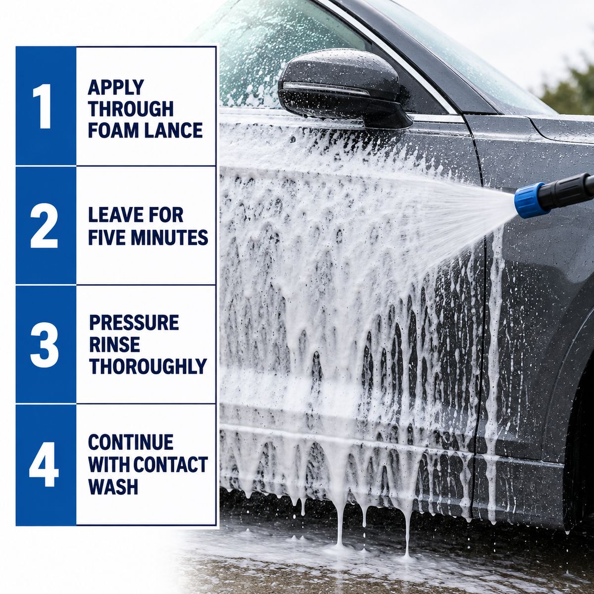 Bilt Hamber Auto Foam 5L - Pre-Wash Snow Foam — How do I use it?
