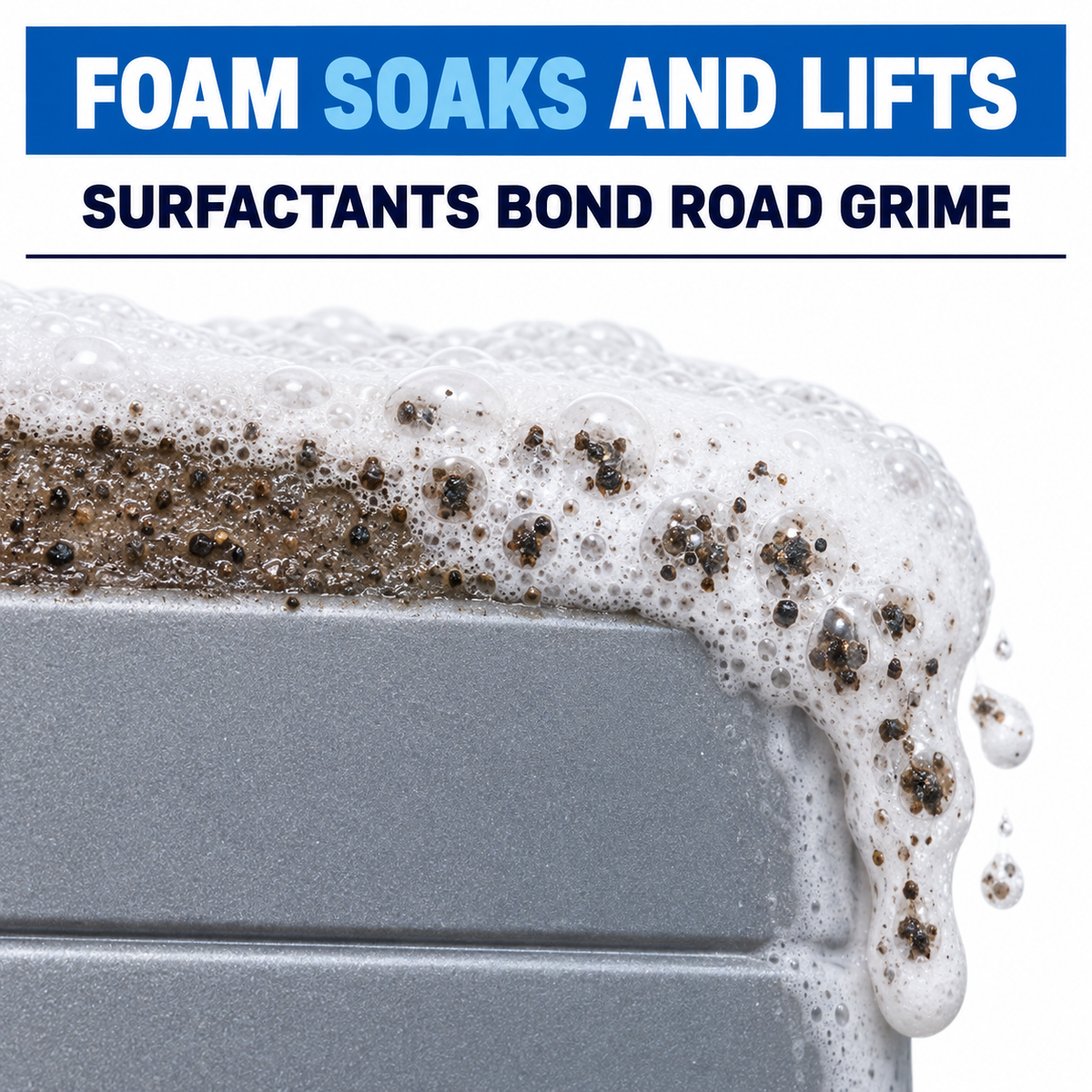 Bilt Hamber Auto Foam 5L - Pre-Wash Snow Foam — How does the foam remove grime?