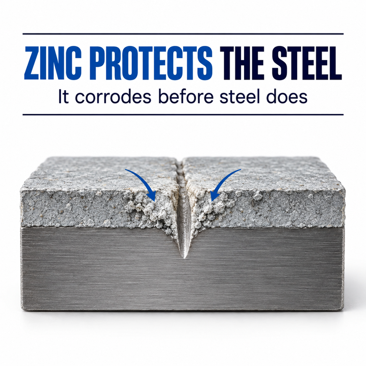 Bilt Hamber Electrox Zinc-Rich Anti-Corrosion Primer 400ml — How does zinc protect steel?