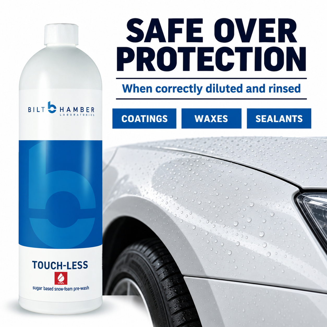 Bilt Hamber Touch-Less Pre-Wash Snow Foam — Can I use it over protection?