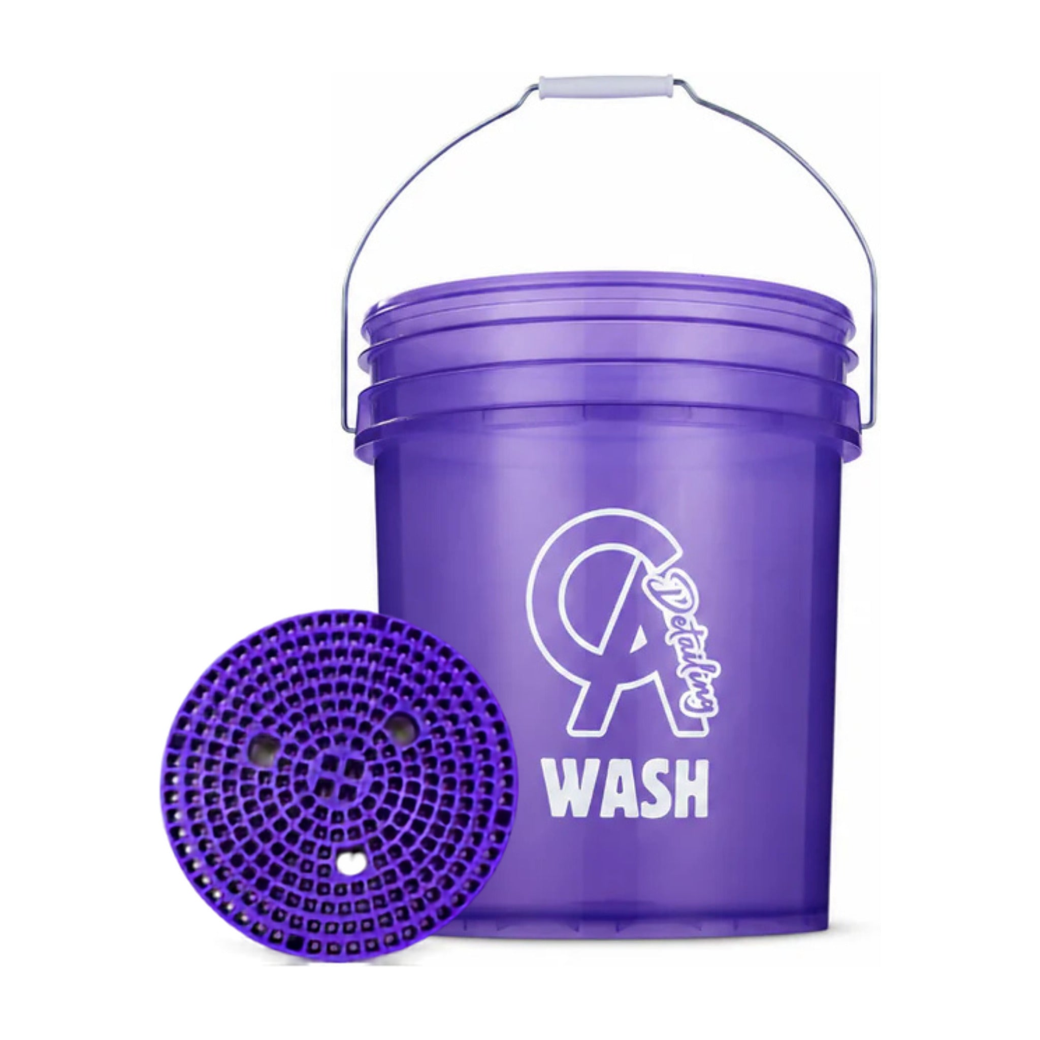 CAD Purple Car Wash Bucket with Grit Guard