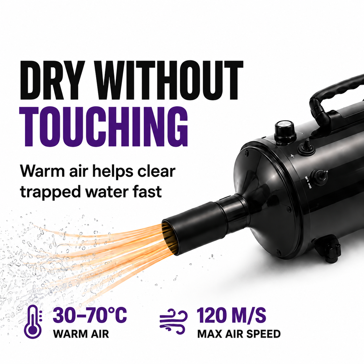 CA Detailing Heated Car Dryer & Blower
